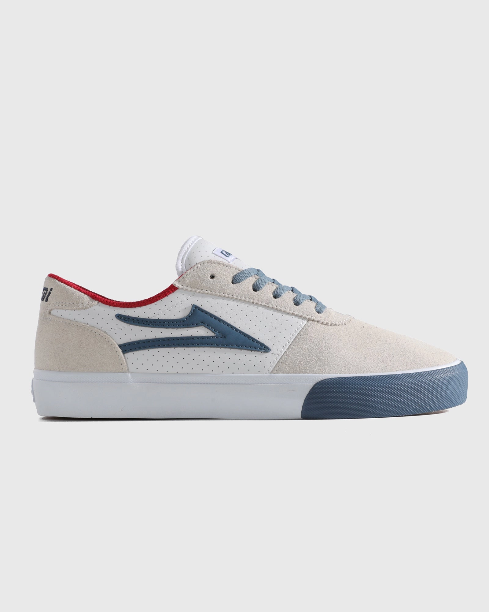 Muscle Aid Manchester - White Suede Navy Perf