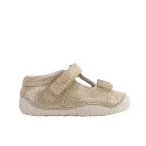 Wiggle Nubuk Pale Gold Pre-walker Shoe