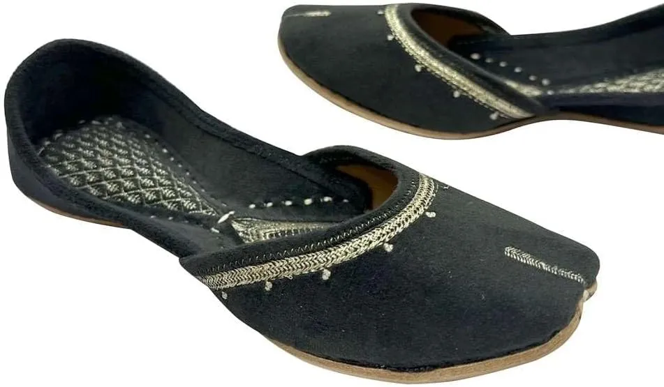 Women Flat Ballerina Comfortable Punjabi Jutti Khussa Shoes Ethnic Loafers Pumps