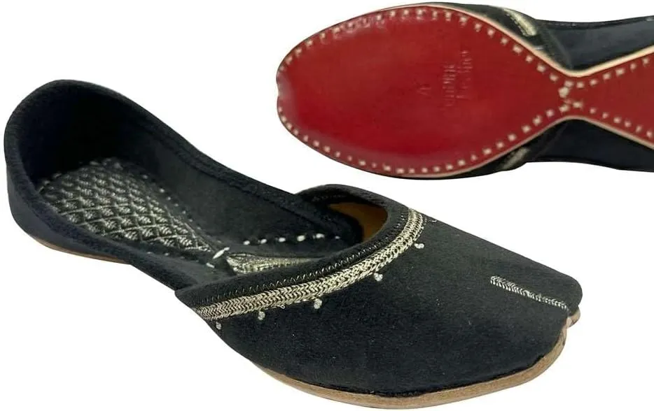 Women Flat Ballerina Comfortable Punjabi Jutti Khussa Shoes Ethnic Loafers Pumps