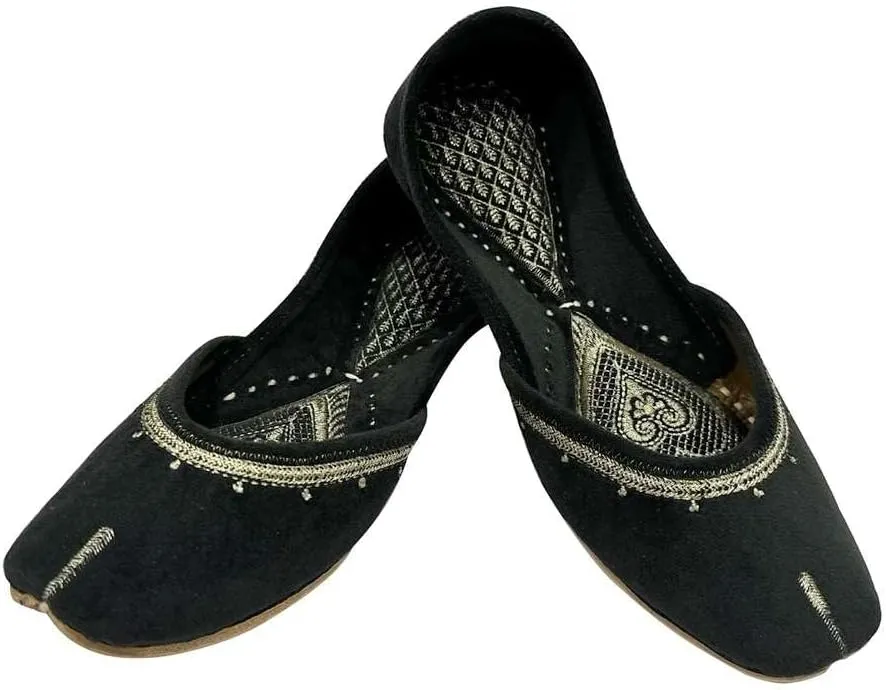 Women Flat Ballerina Comfortable Punjabi Jutti Khussa Shoes Ethnic Loafers Pumps