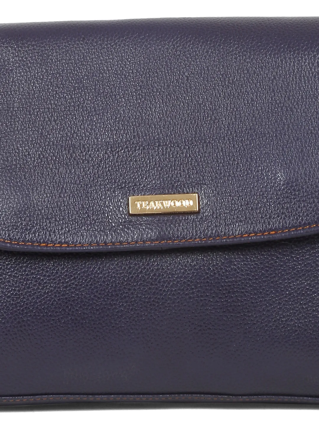 Women Purple Texture Leather Sling Bag - Clearance sale