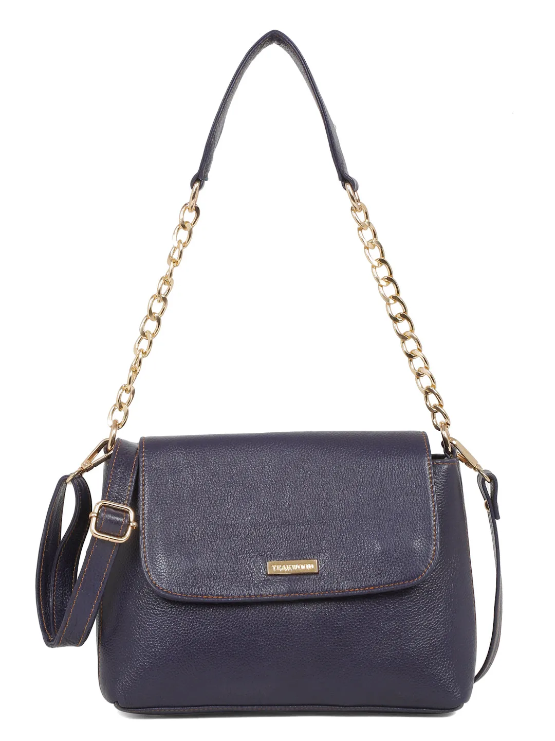 Women Purple Texture Leather Sling Bag - Clearance sale