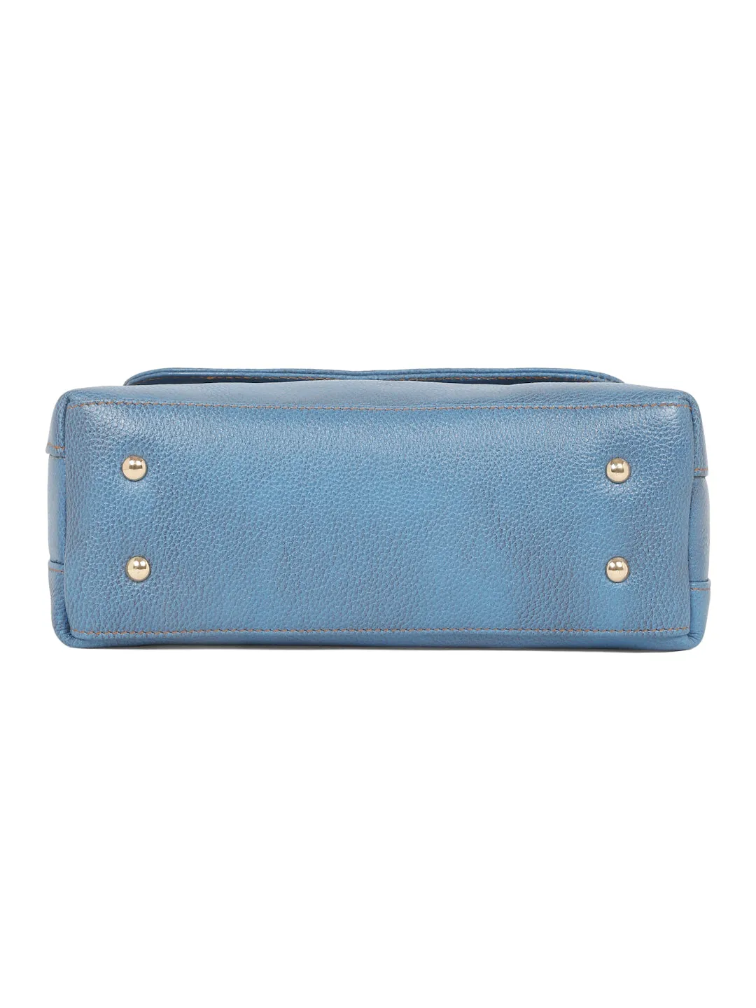 Women SkyBlue Texture Leather Sling Bag - Clearance sale