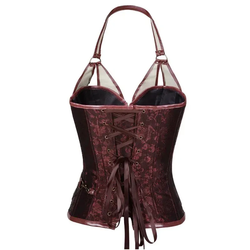 Women Viking Pirate Costume Gothic Knight Corset