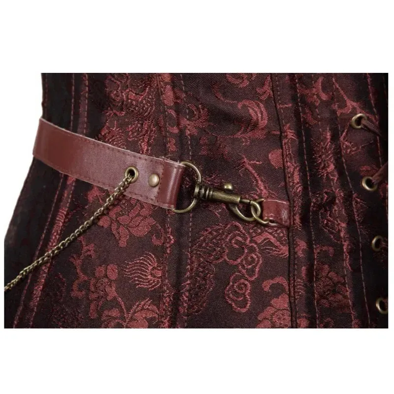 Women Viking Pirate Costume Gothic Knight Corset