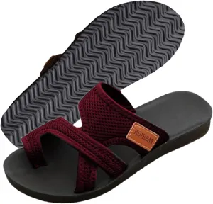 Women's Comfortable Breathable Mesh Flip Flops, Hollow Mesh Slide with Arch Support Orthopedic Sandals