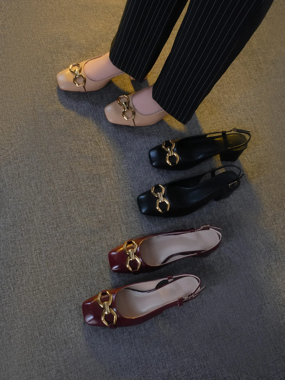 Womens "SEIKO" Stylish Block Heel Sandals