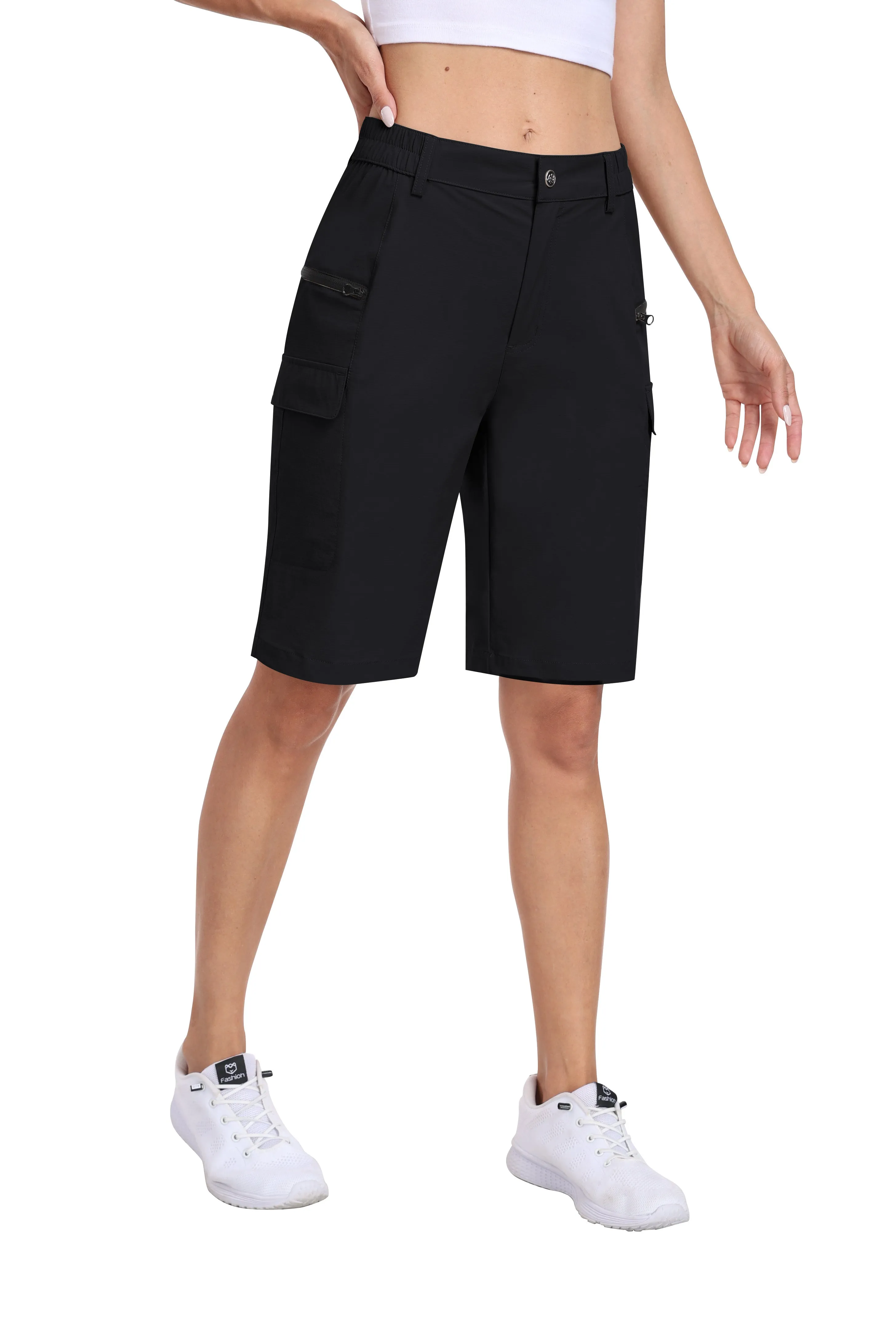 Women's summer outdoor hiking 10-inch shorts
