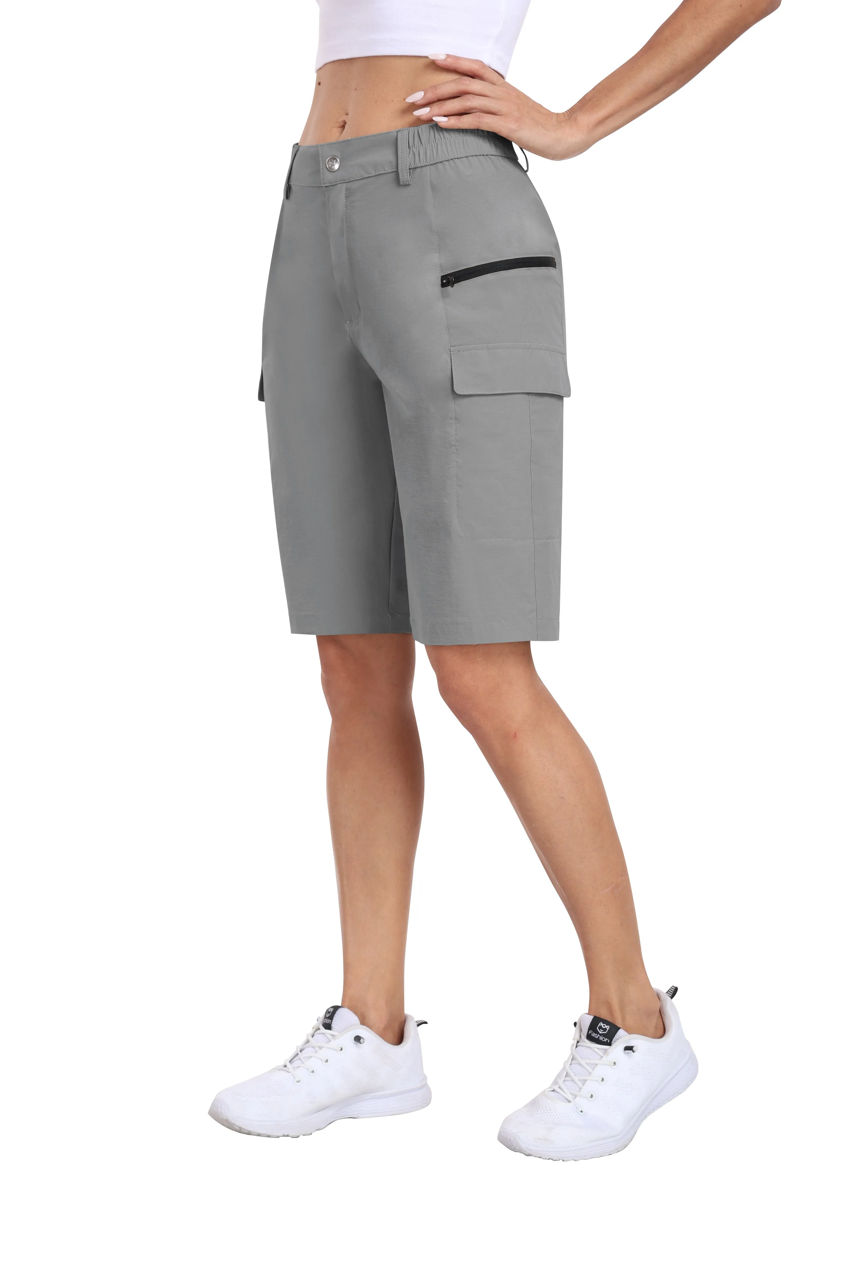 Women's summer outdoor hiking 10-inch shorts