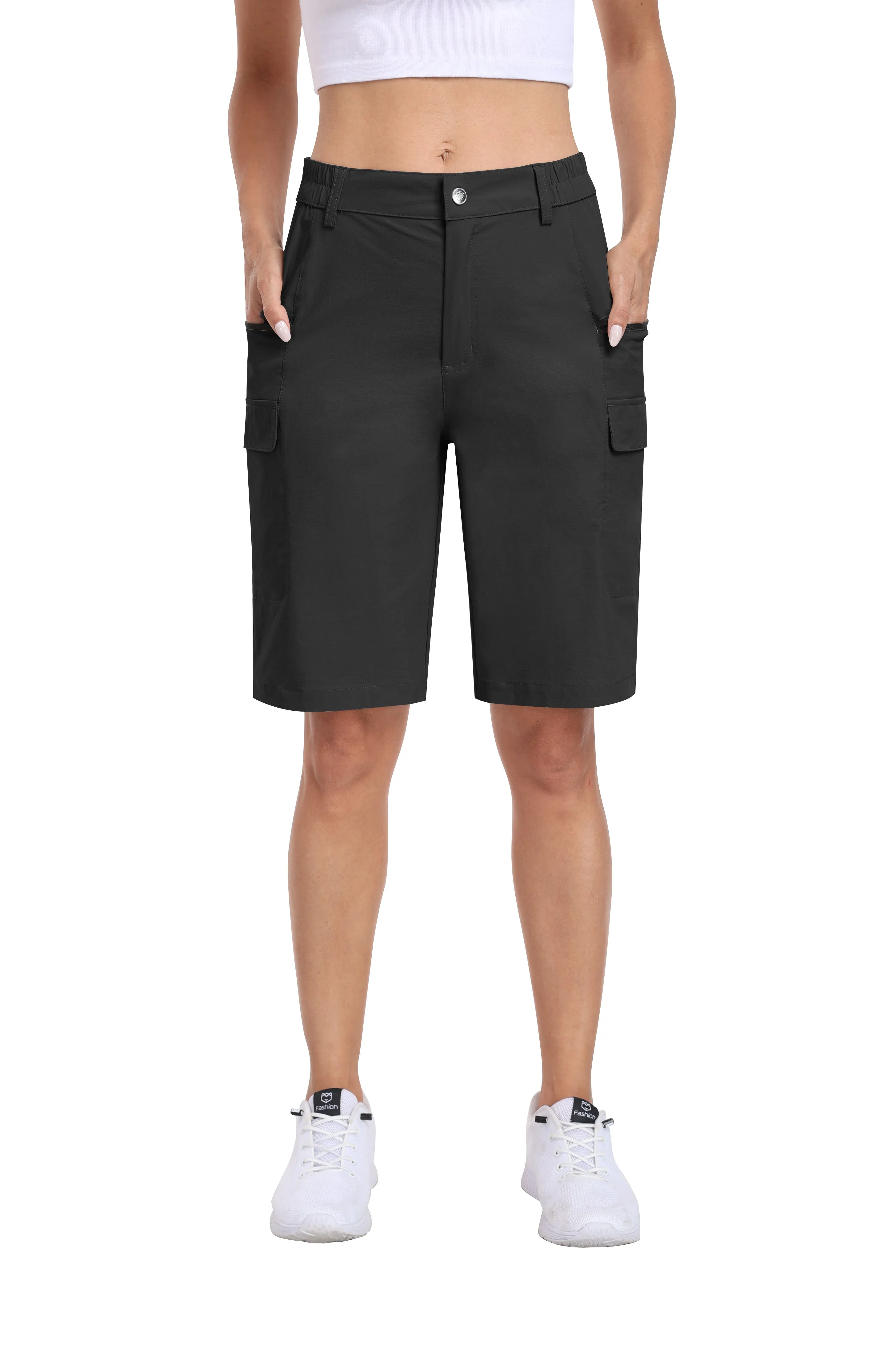 Women's summer outdoor hiking 10-inch shorts