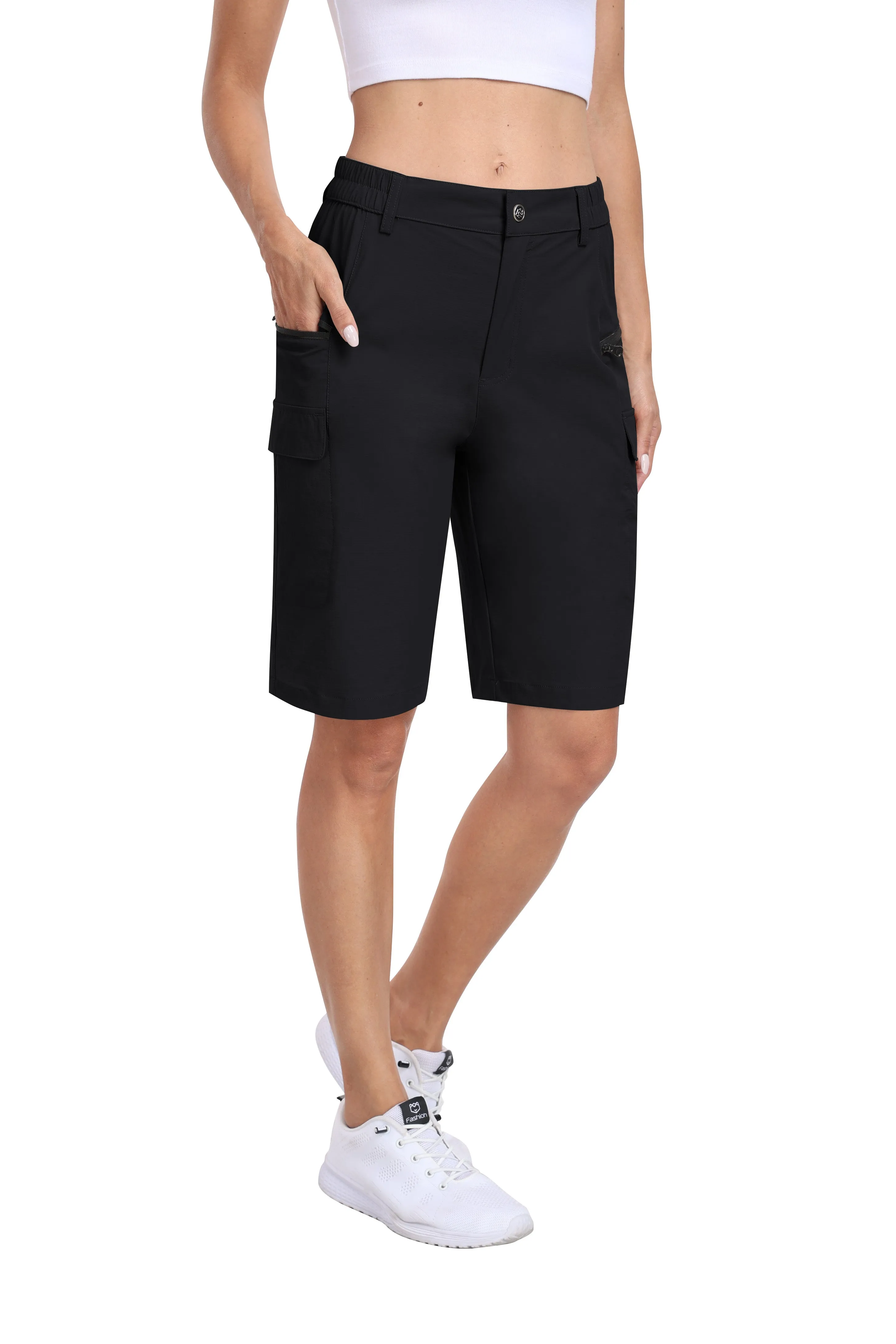 Women's summer outdoor hiking 10-inch shorts