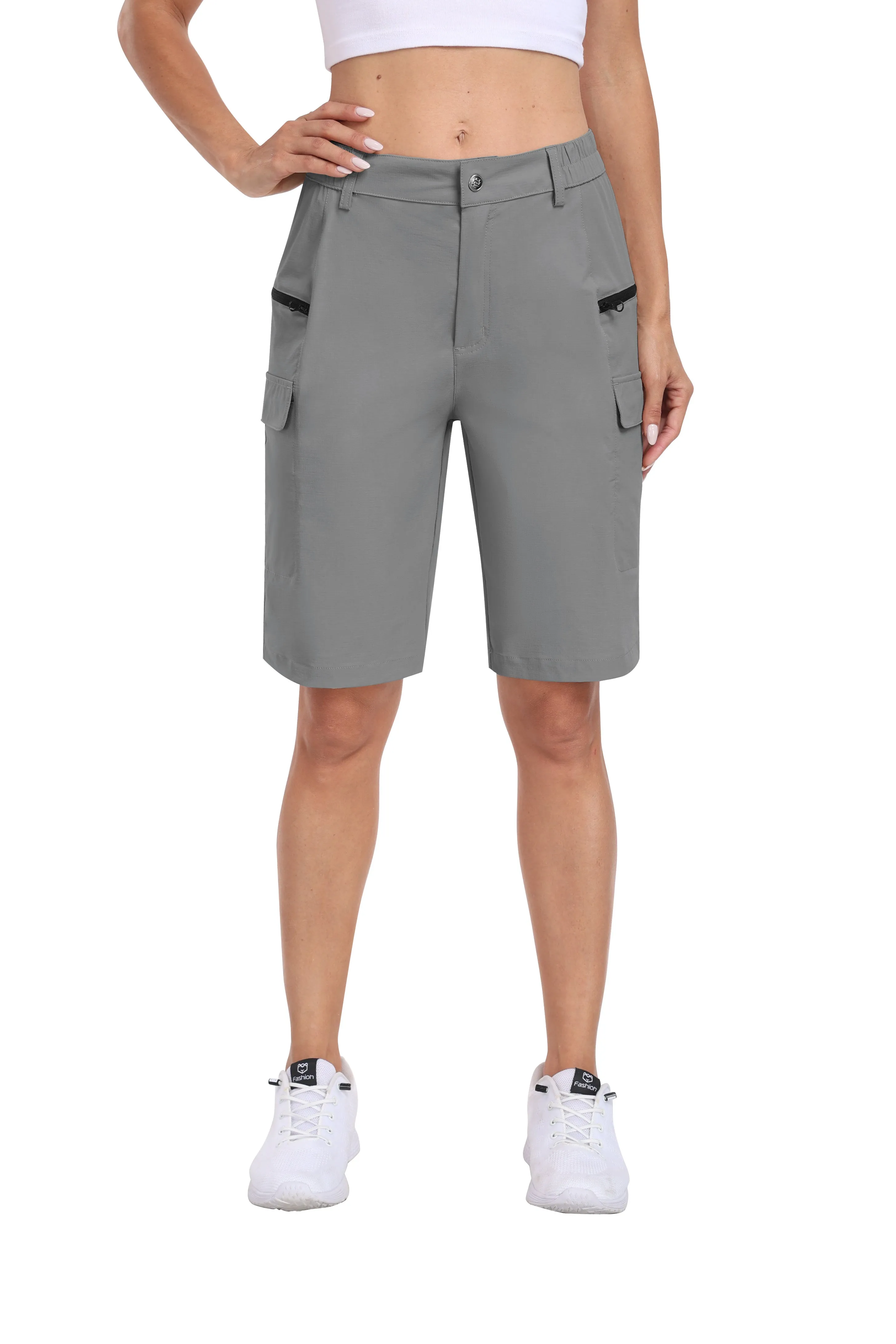 Women's summer outdoor hiking 10-inch shorts