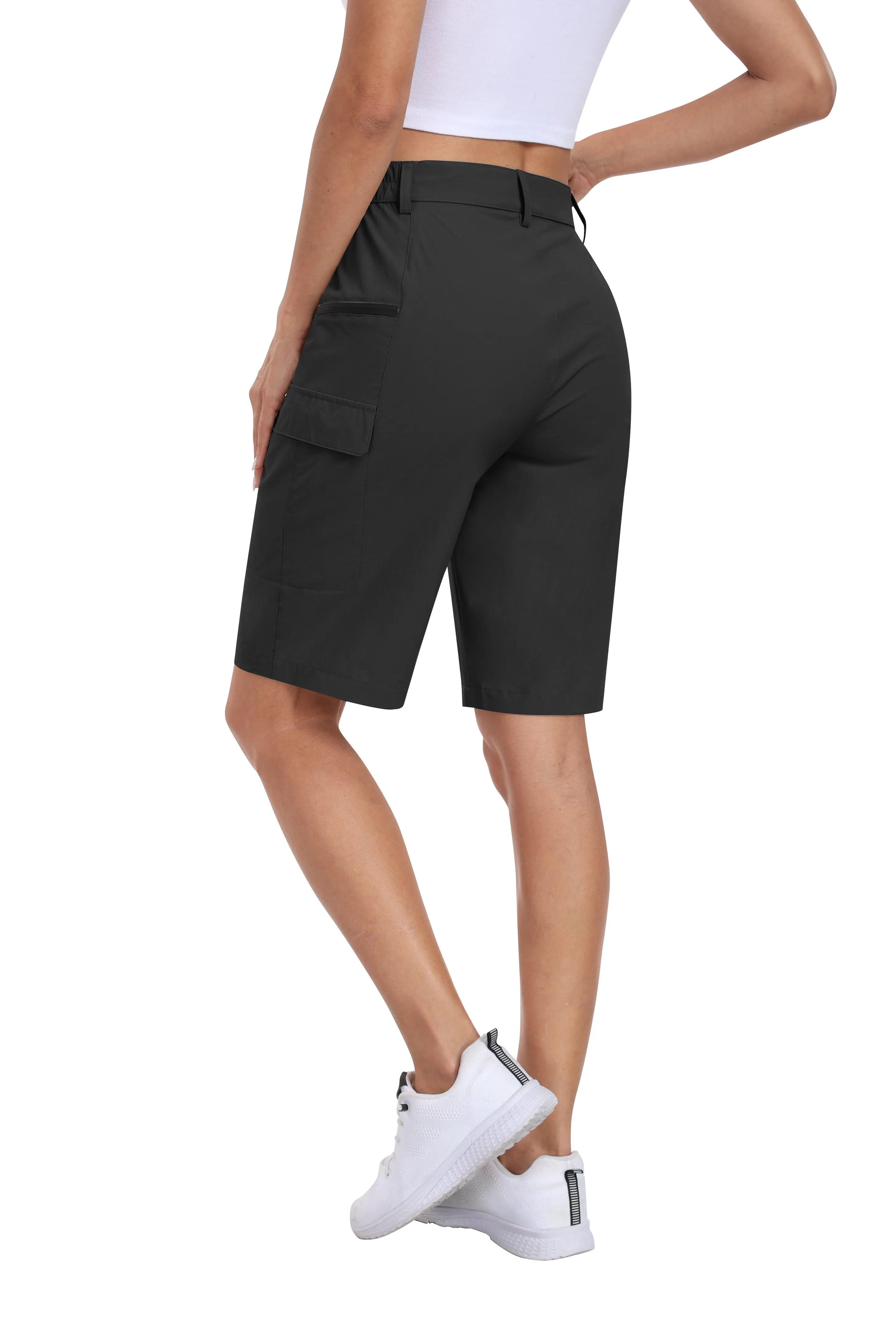 Women's summer outdoor hiking 10-inch shorts