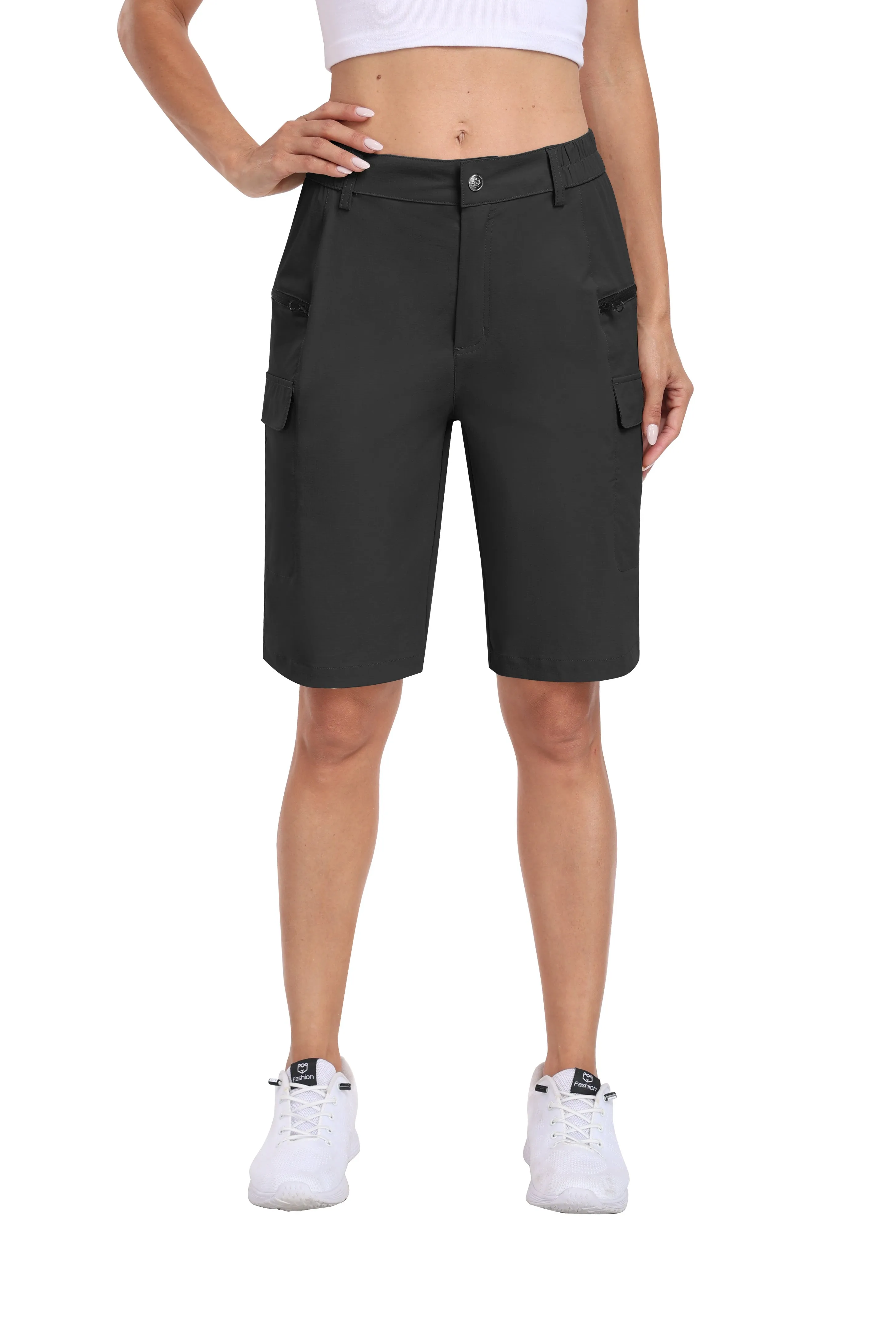 Women's summer outdoor hiking 10-inch shorts