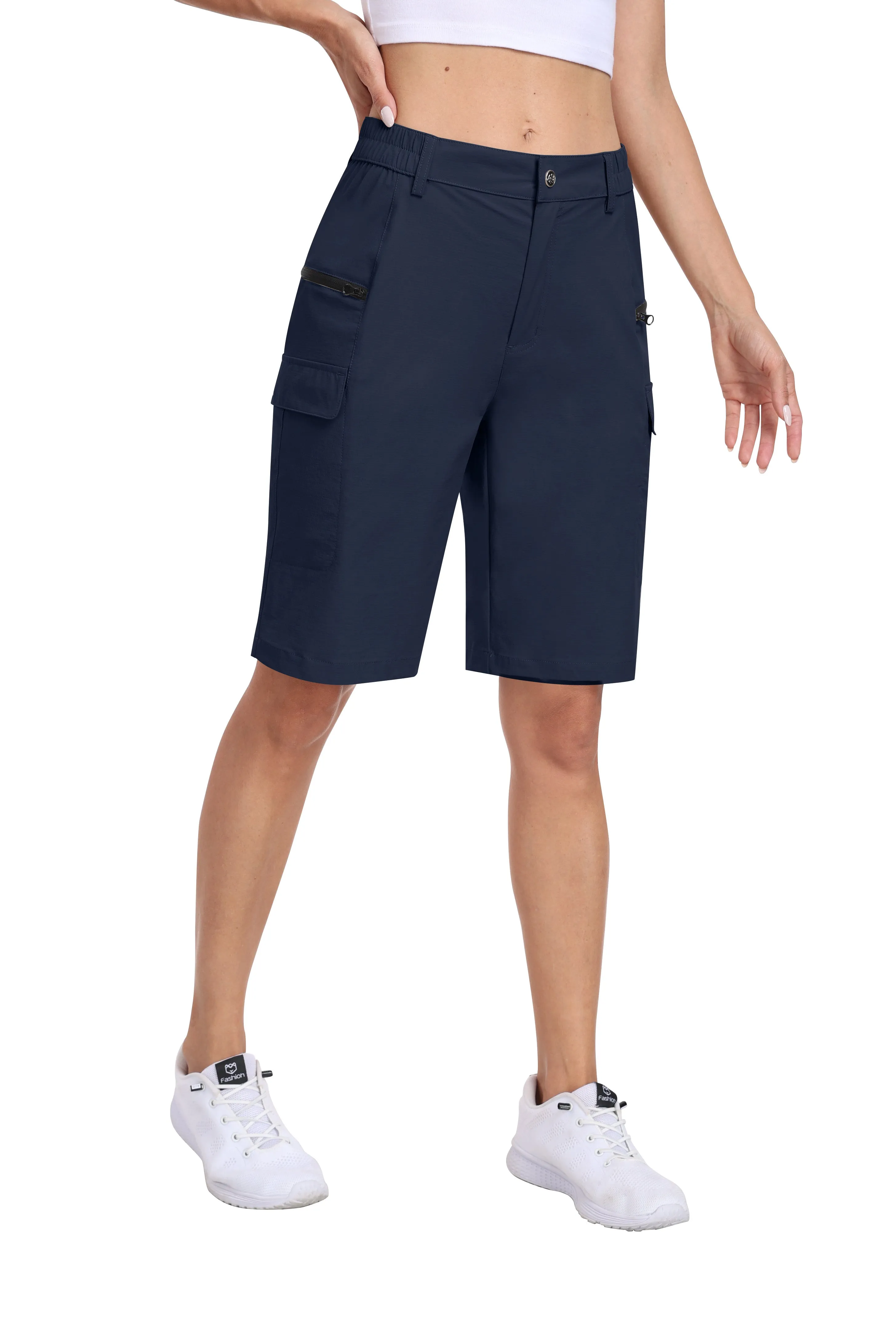 Women's summer outdoor hiking 10-inch shorts