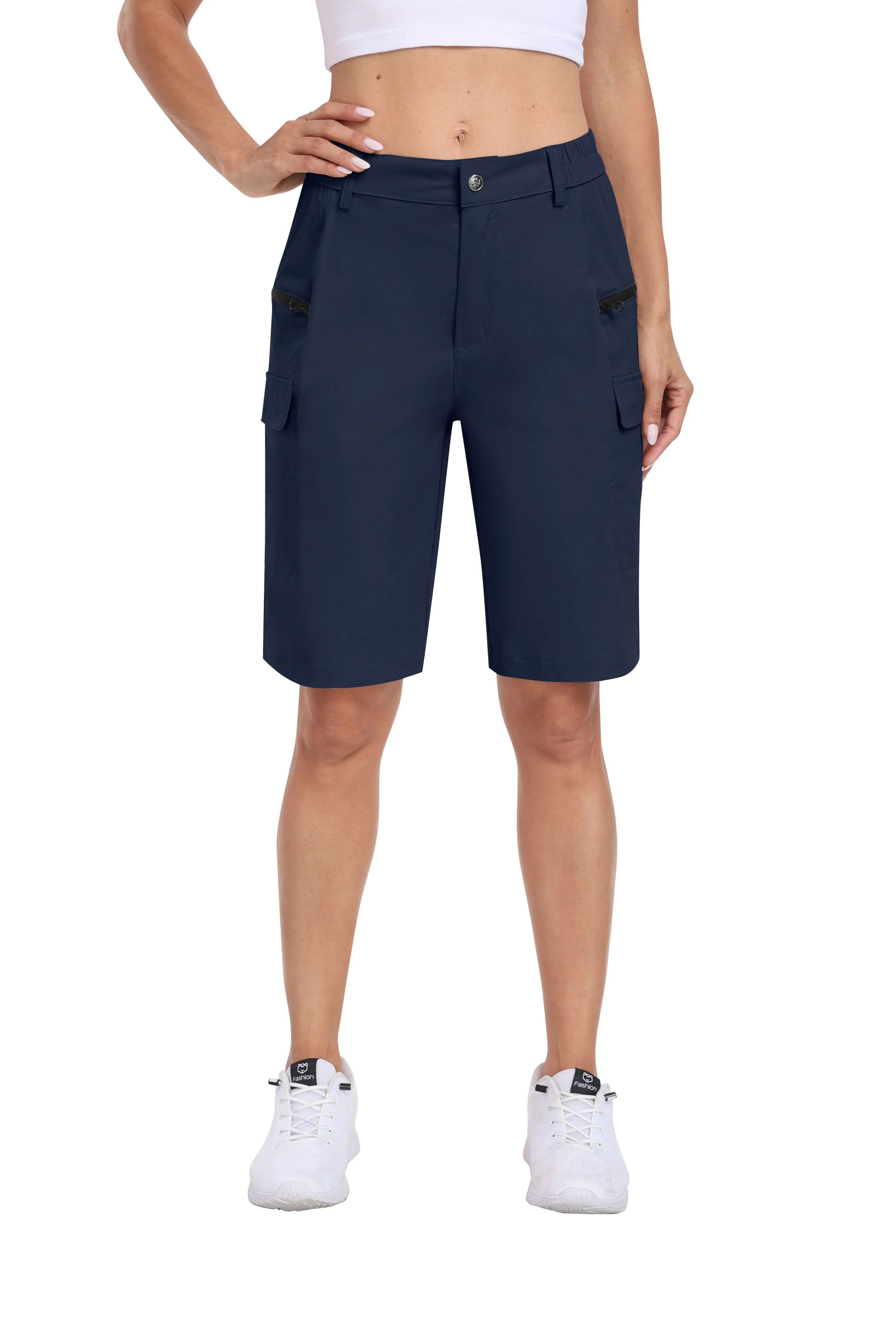 Women's summer outdoor hiking 10-inch shorts