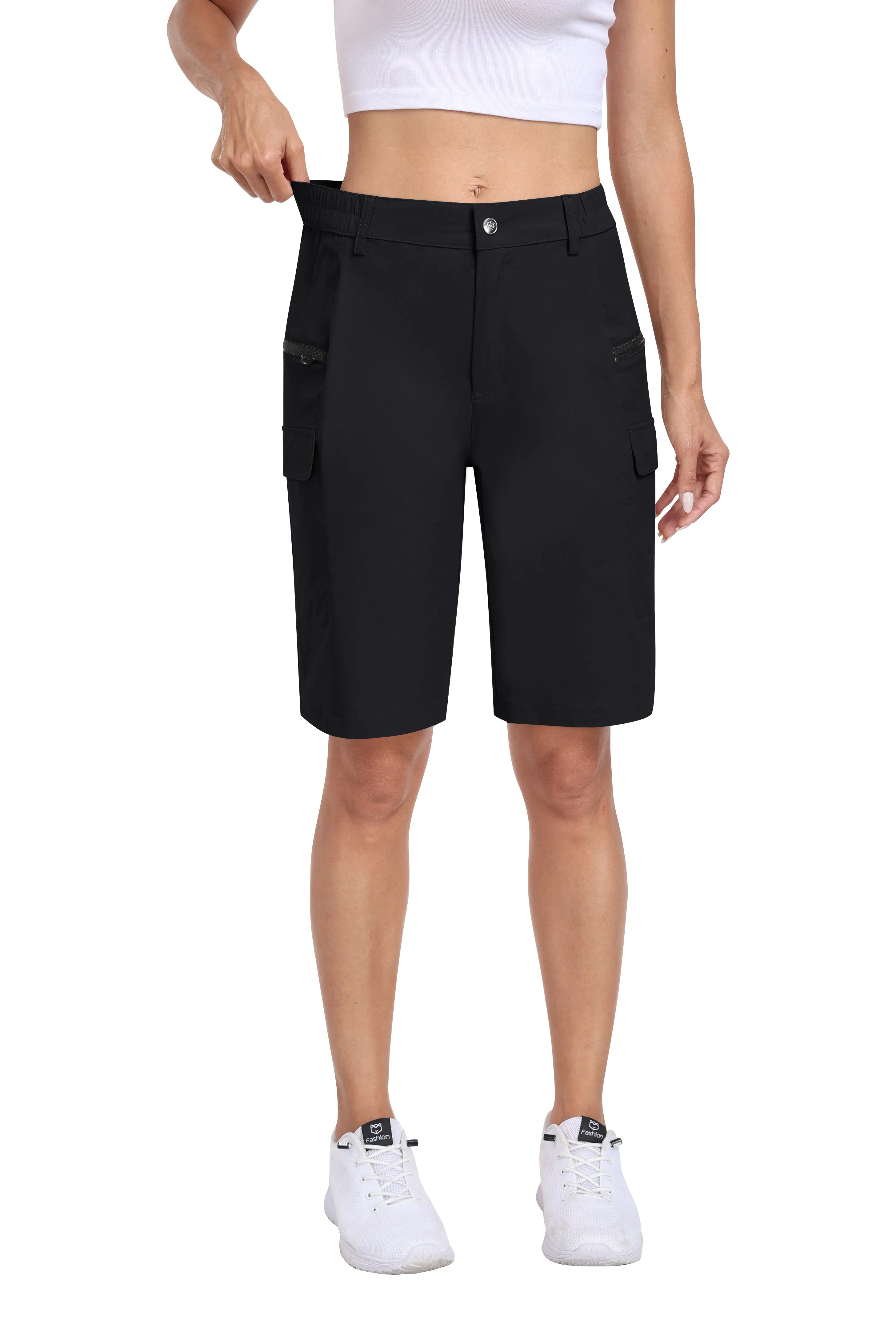 Women's summer outdoor hiking 10-inch shorts