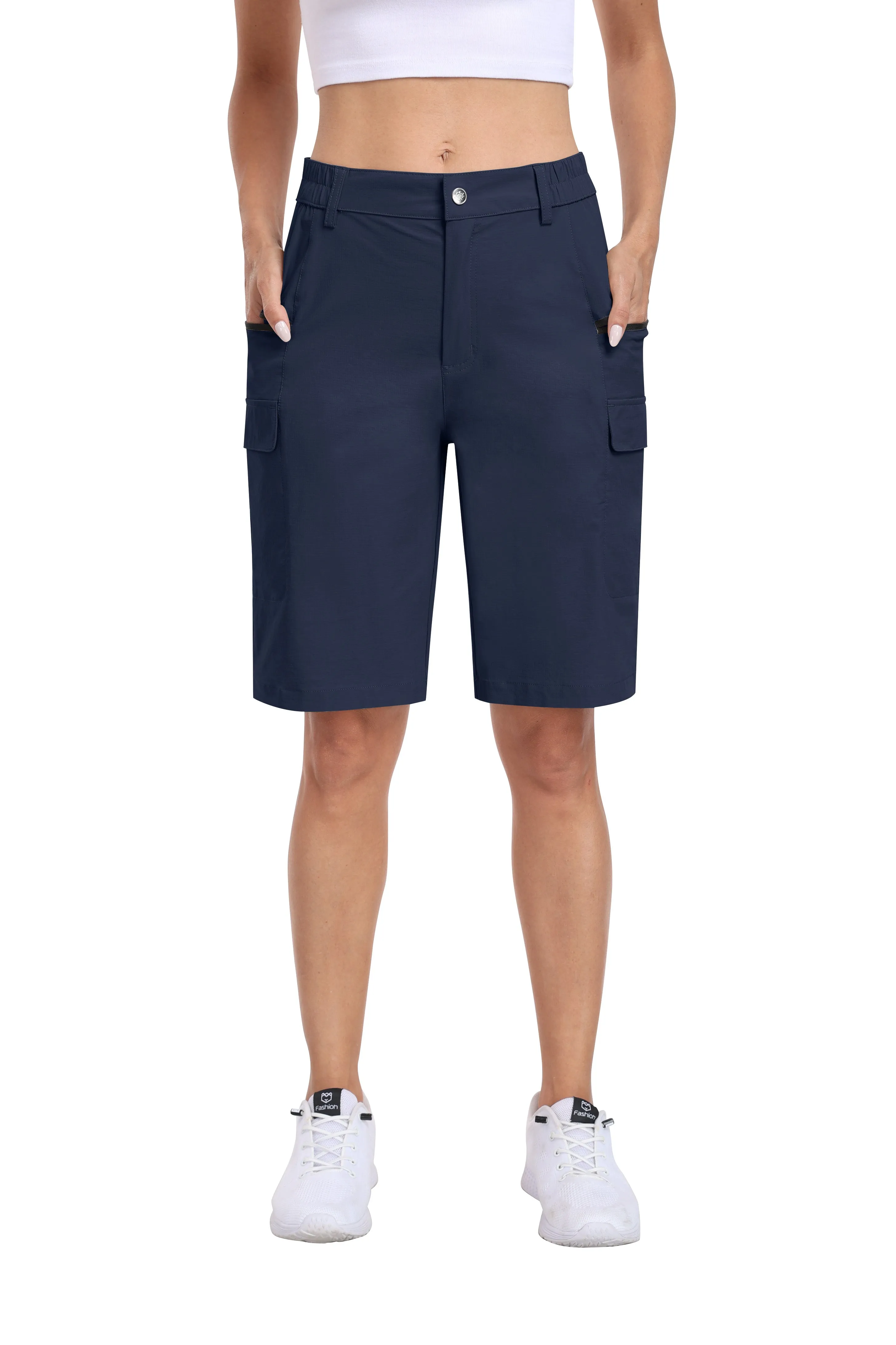 Women's summer outdoor hiking 10-inch shorts