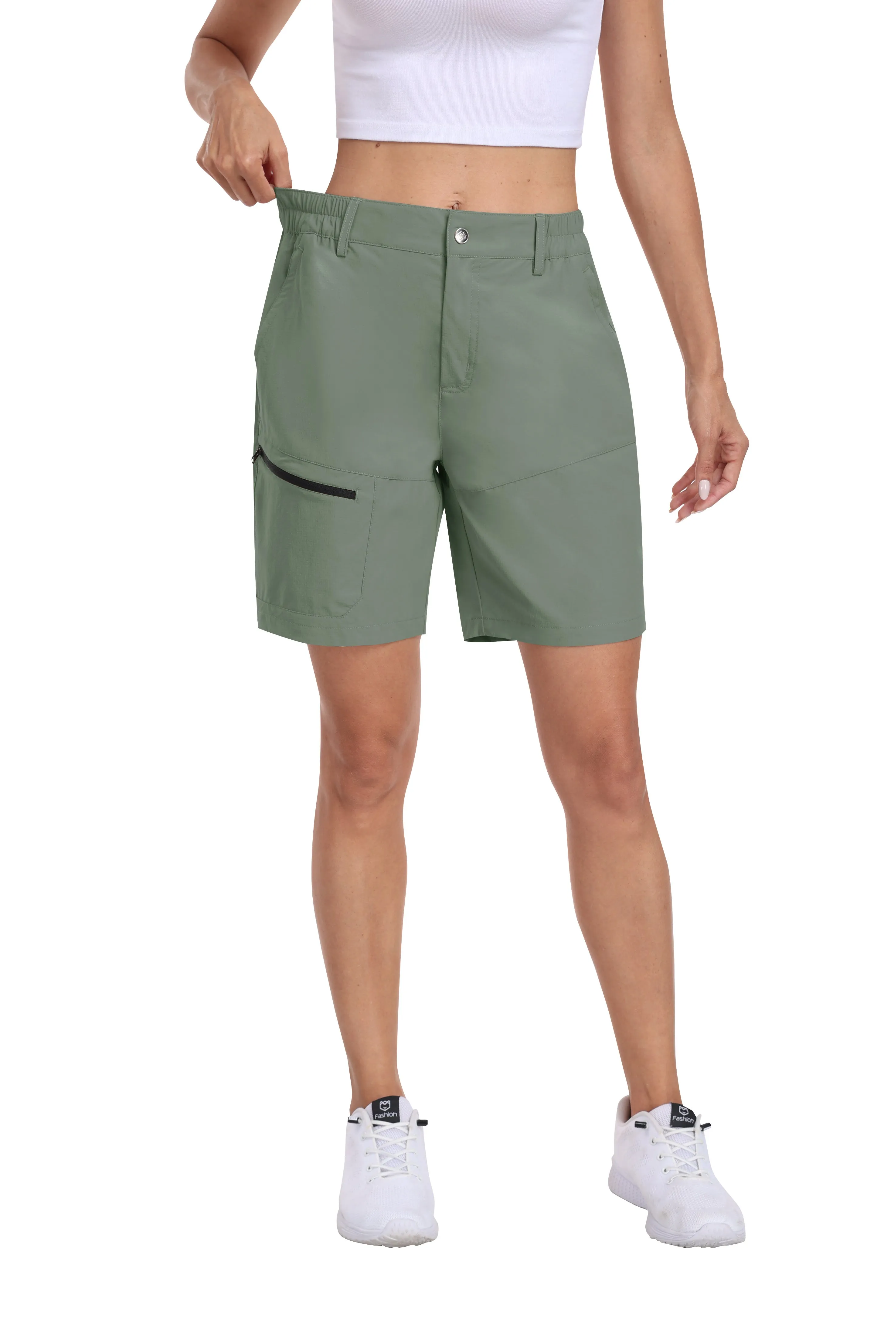 Women's summer outdoor hiking 7-inch shorts