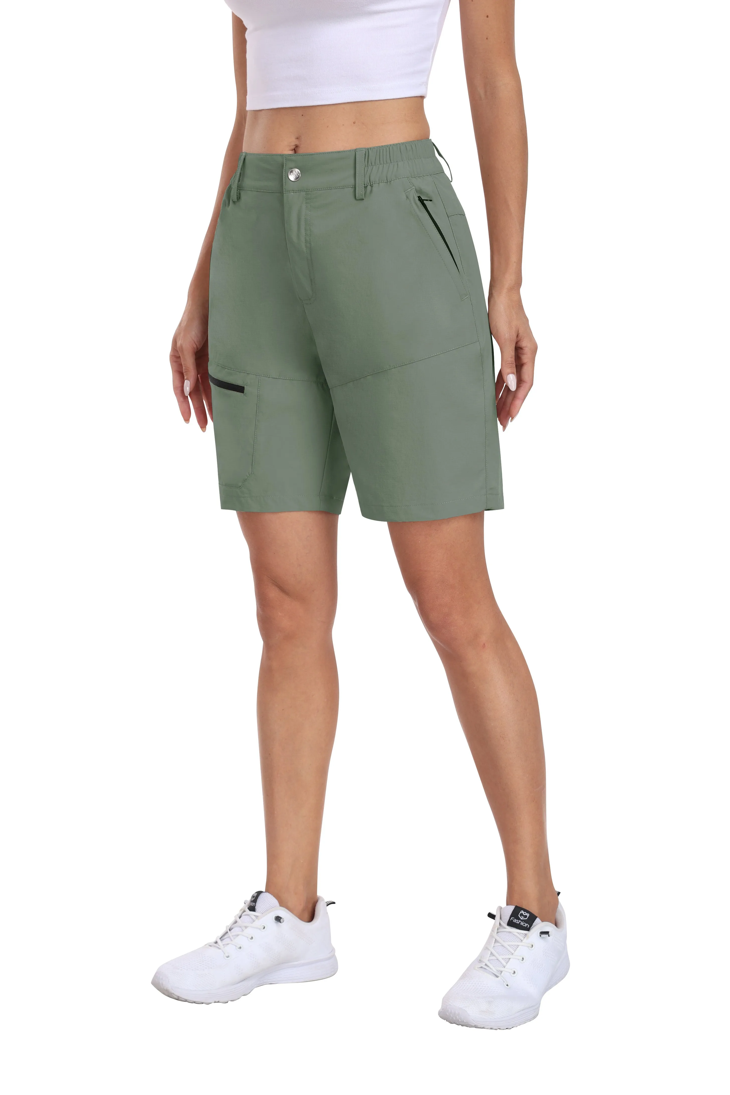 Women's summer outdoor hiking 7-inch shorts