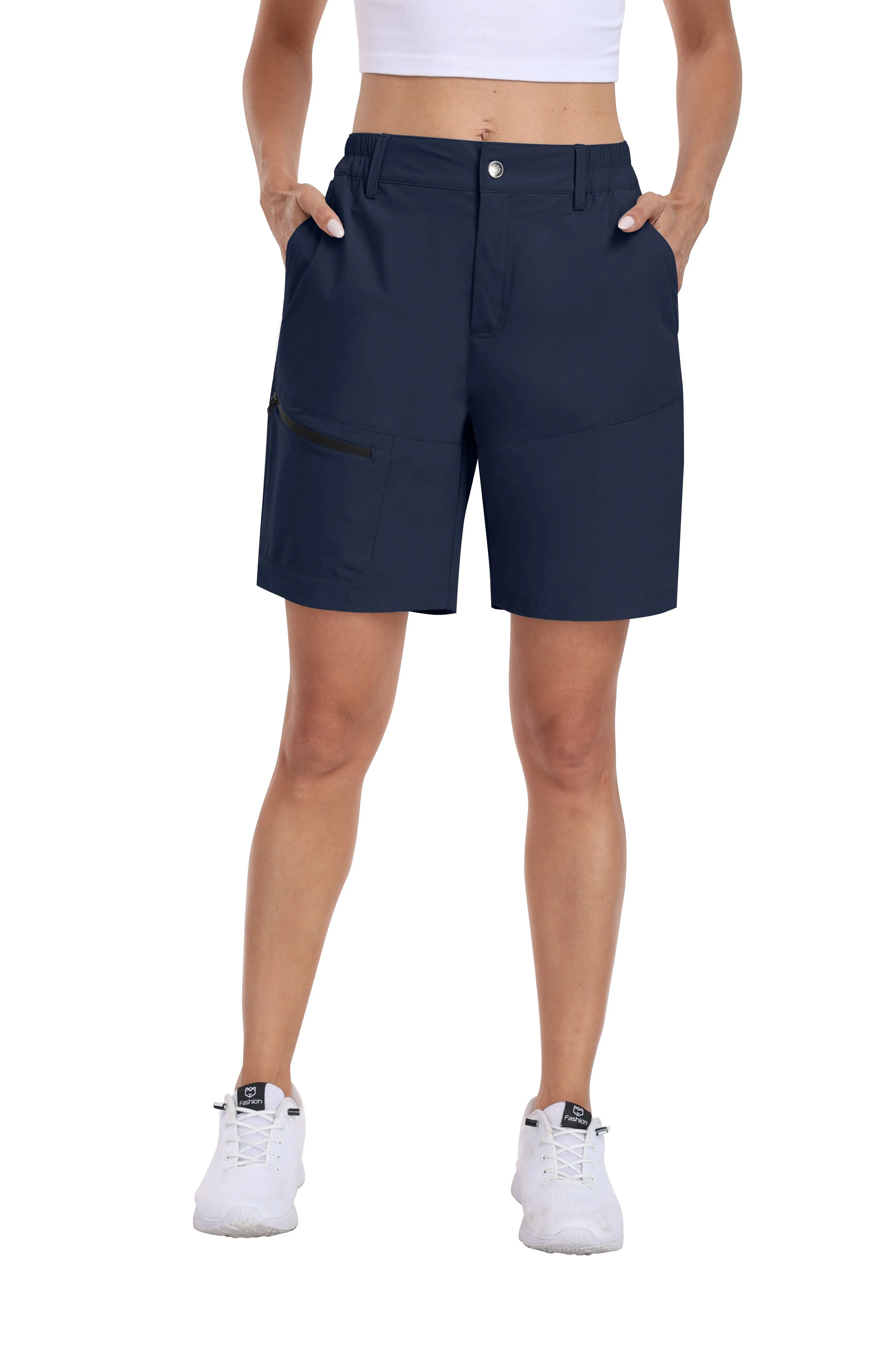 Women's summer outdoor hiking 7-inch shorts