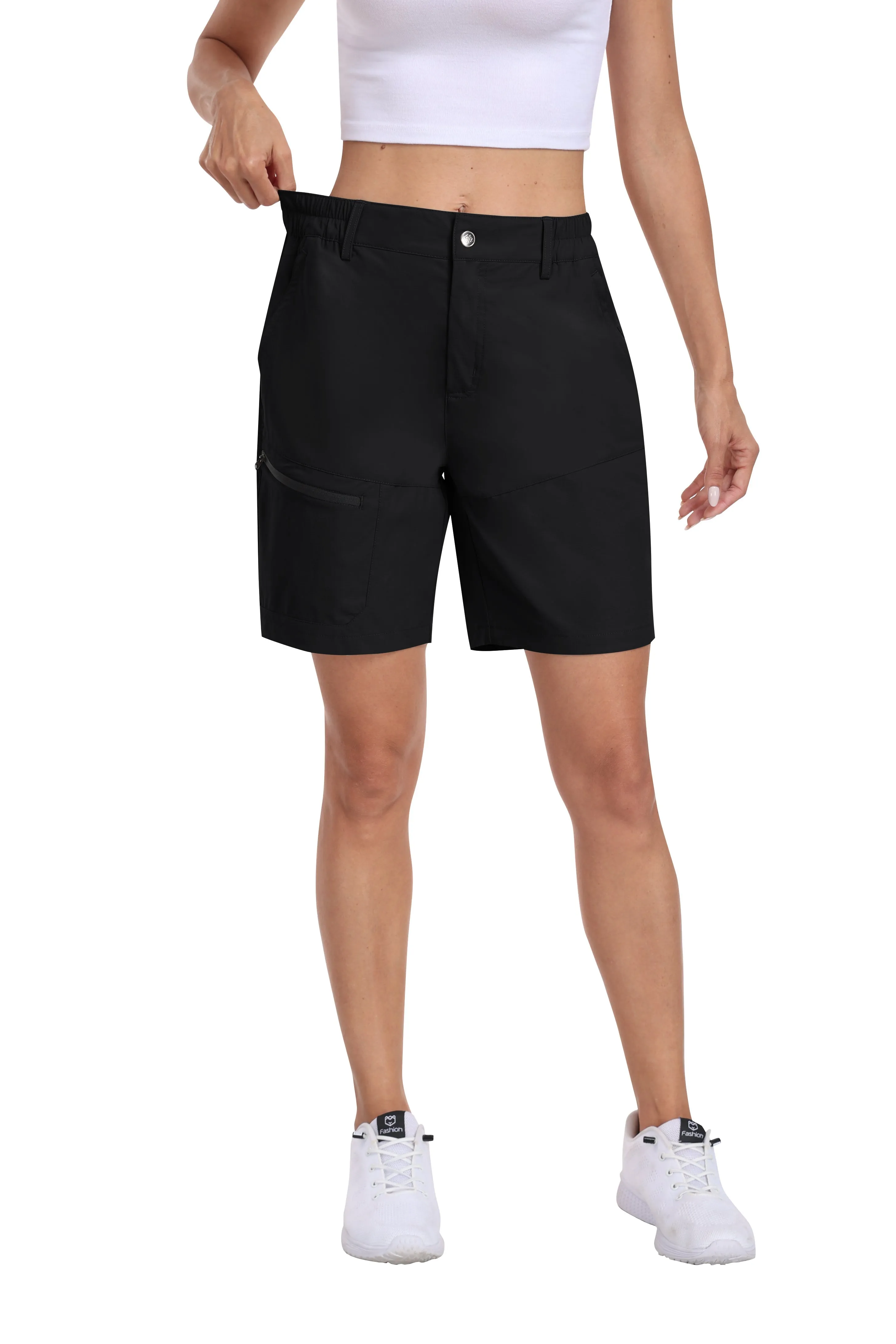 Women's summer outdoor hiking 7-inch shorts