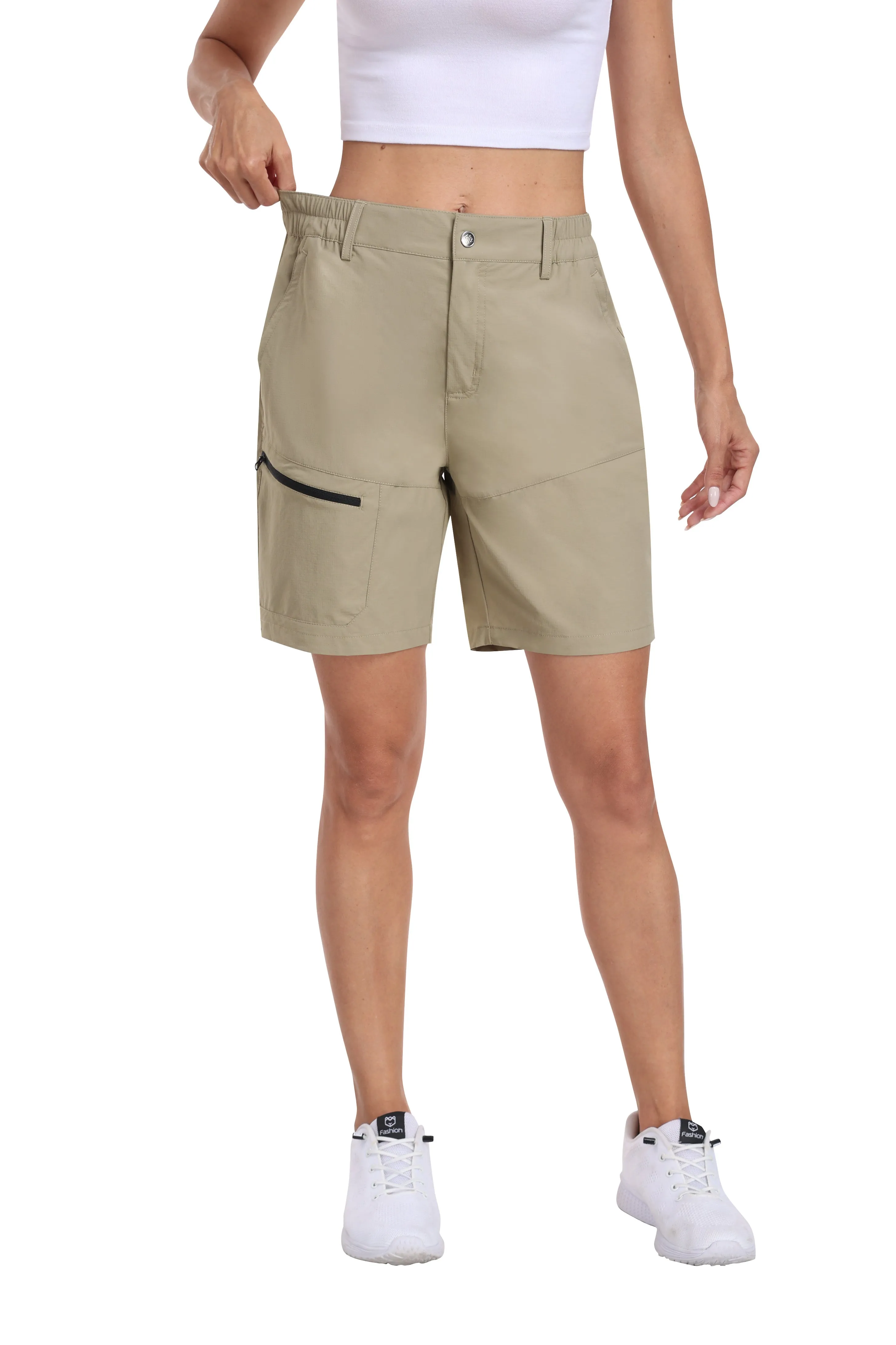 Women's summer outdoor hiking 7-inch shorts