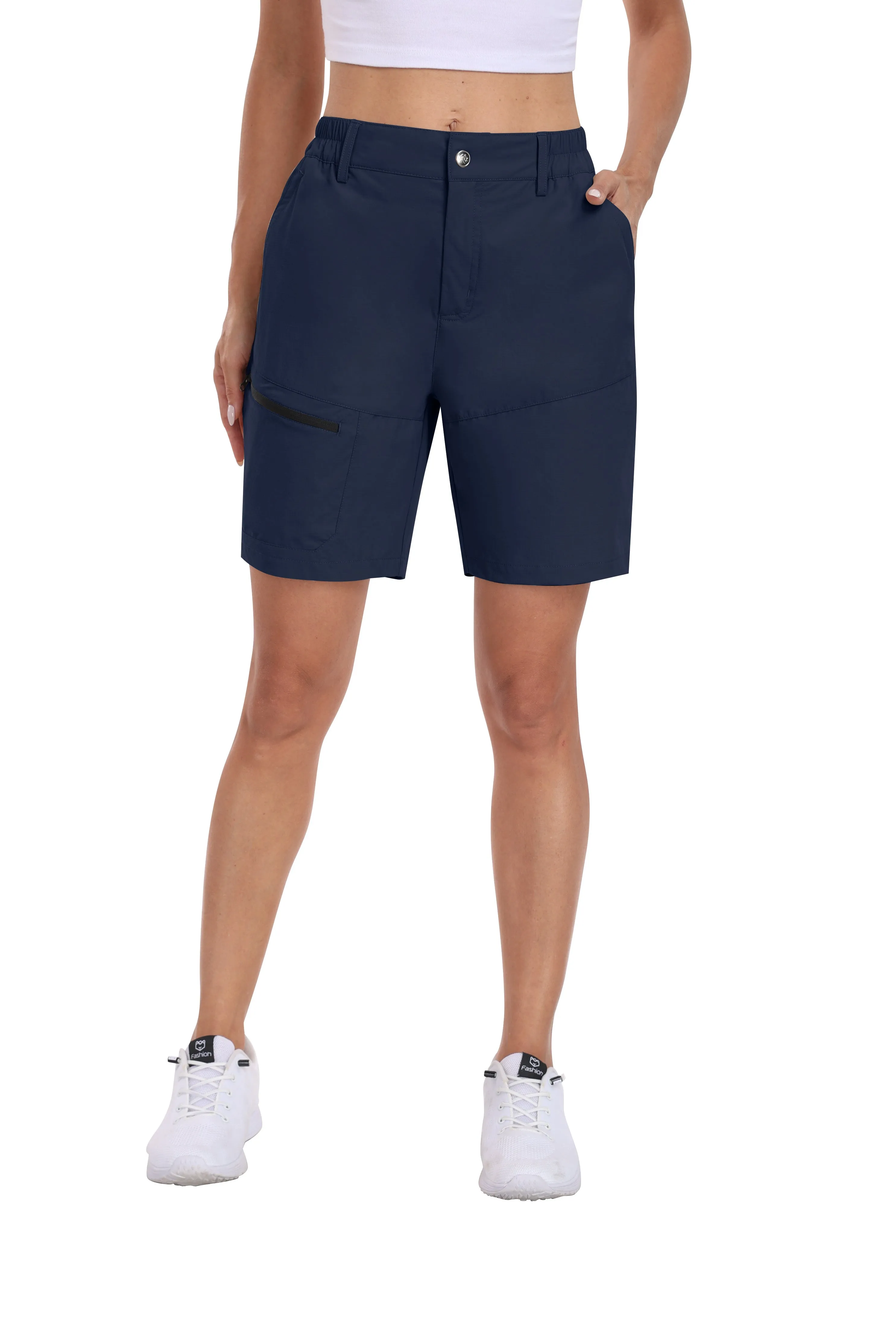 Women's summer outdoor hiking 7-inch shorts