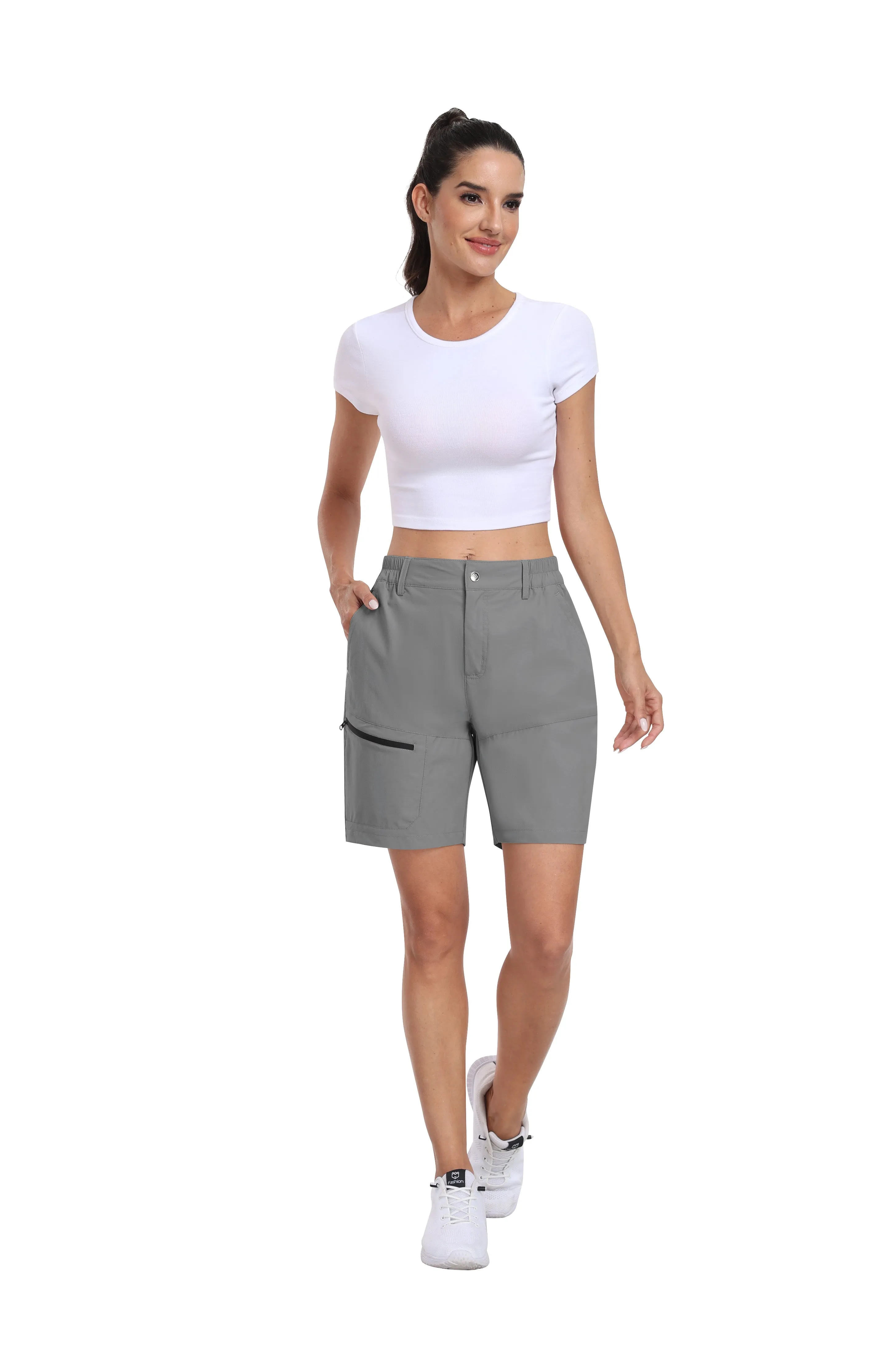 Women's summer outdoor hiking 7-inch shorts