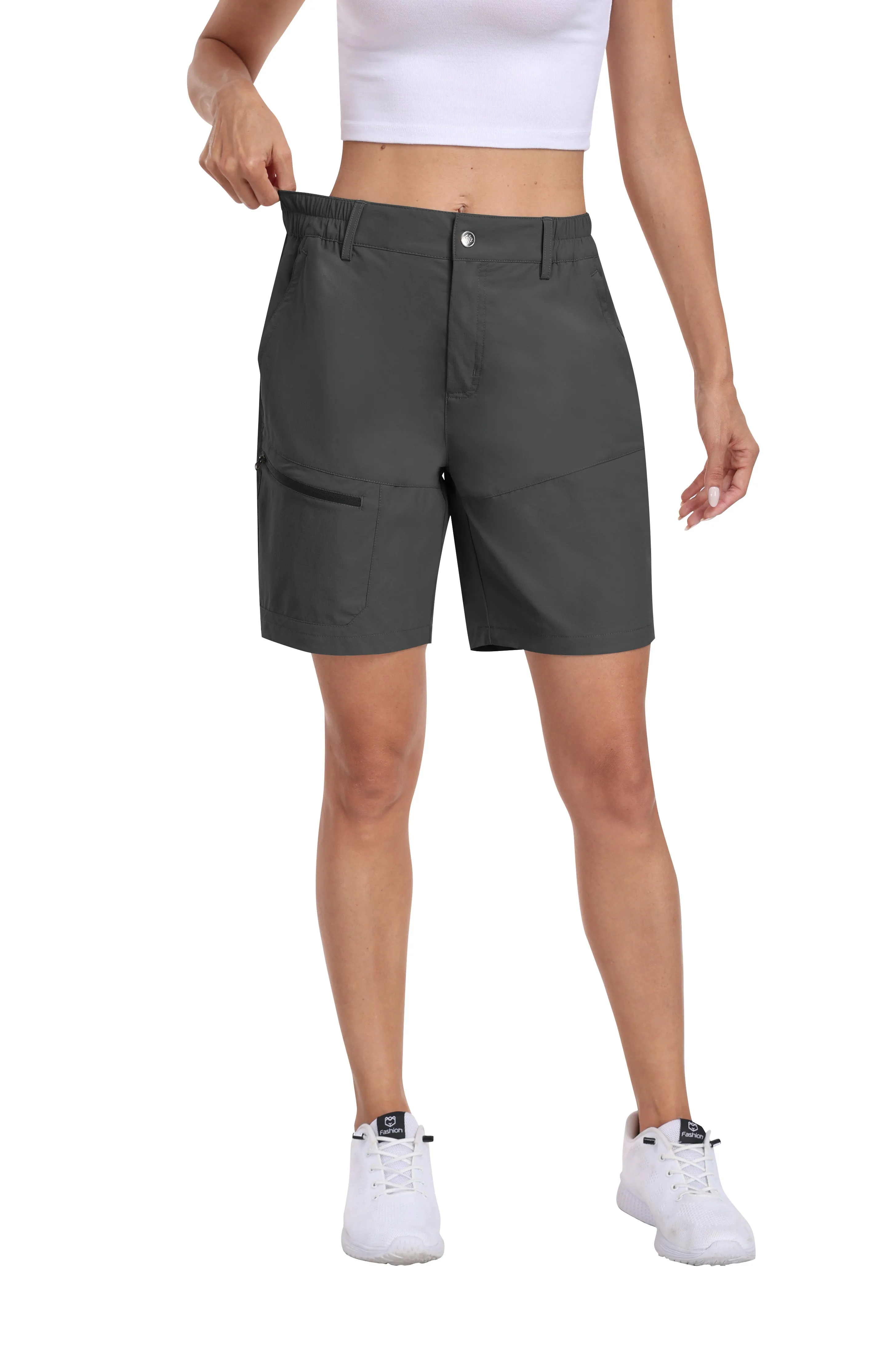 Women's summer outdoor hiking 7-inch shorts