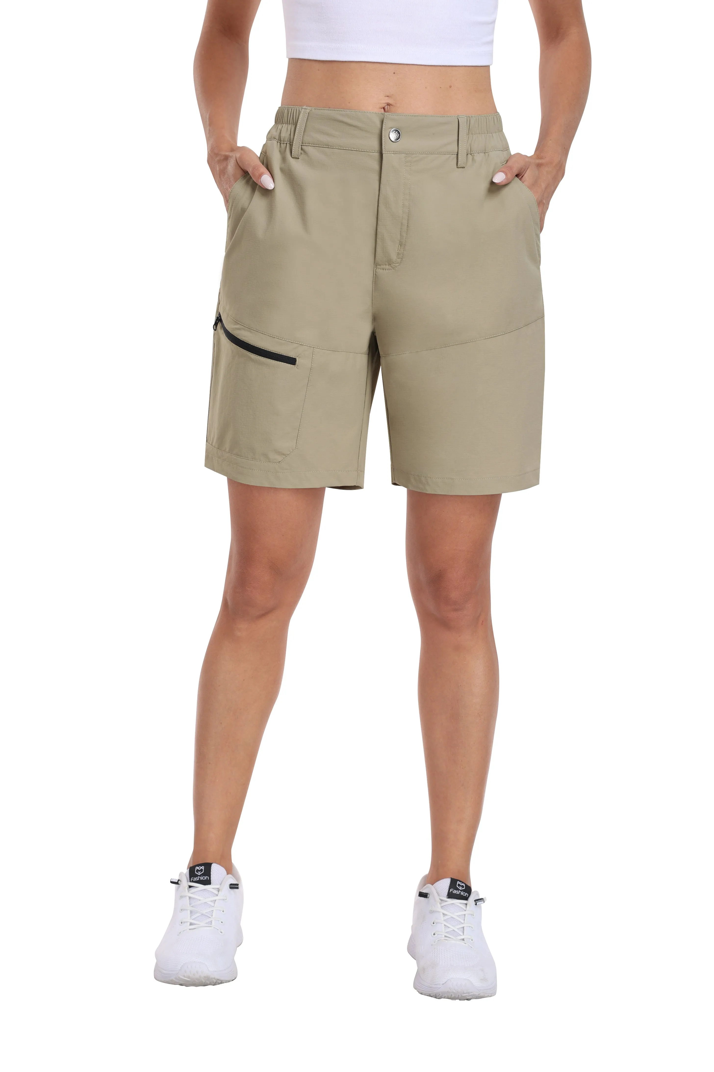 Women's summer outdoor hiking 7-inch shorts