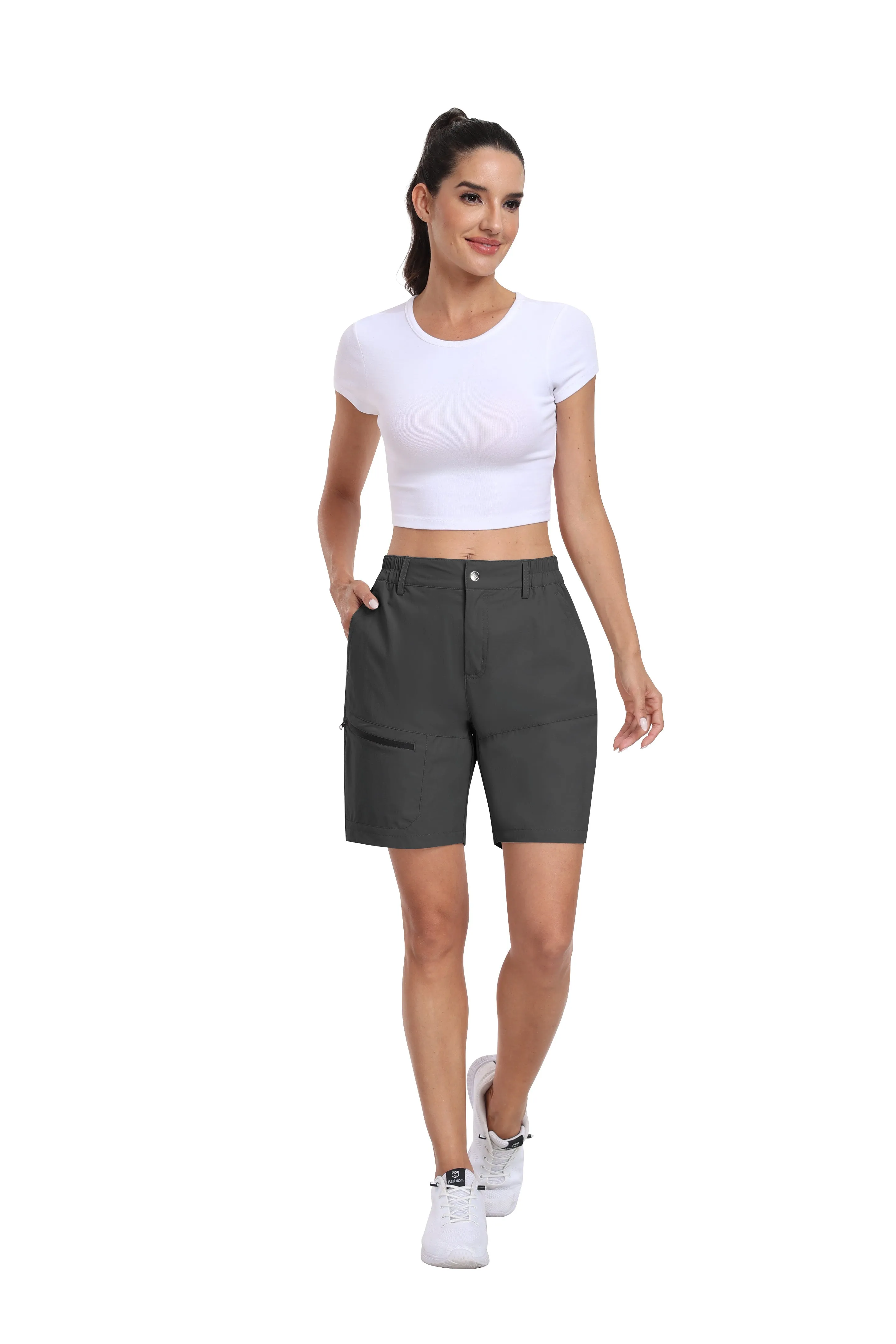 Women's summer outdoor hiking 7-inch shorts