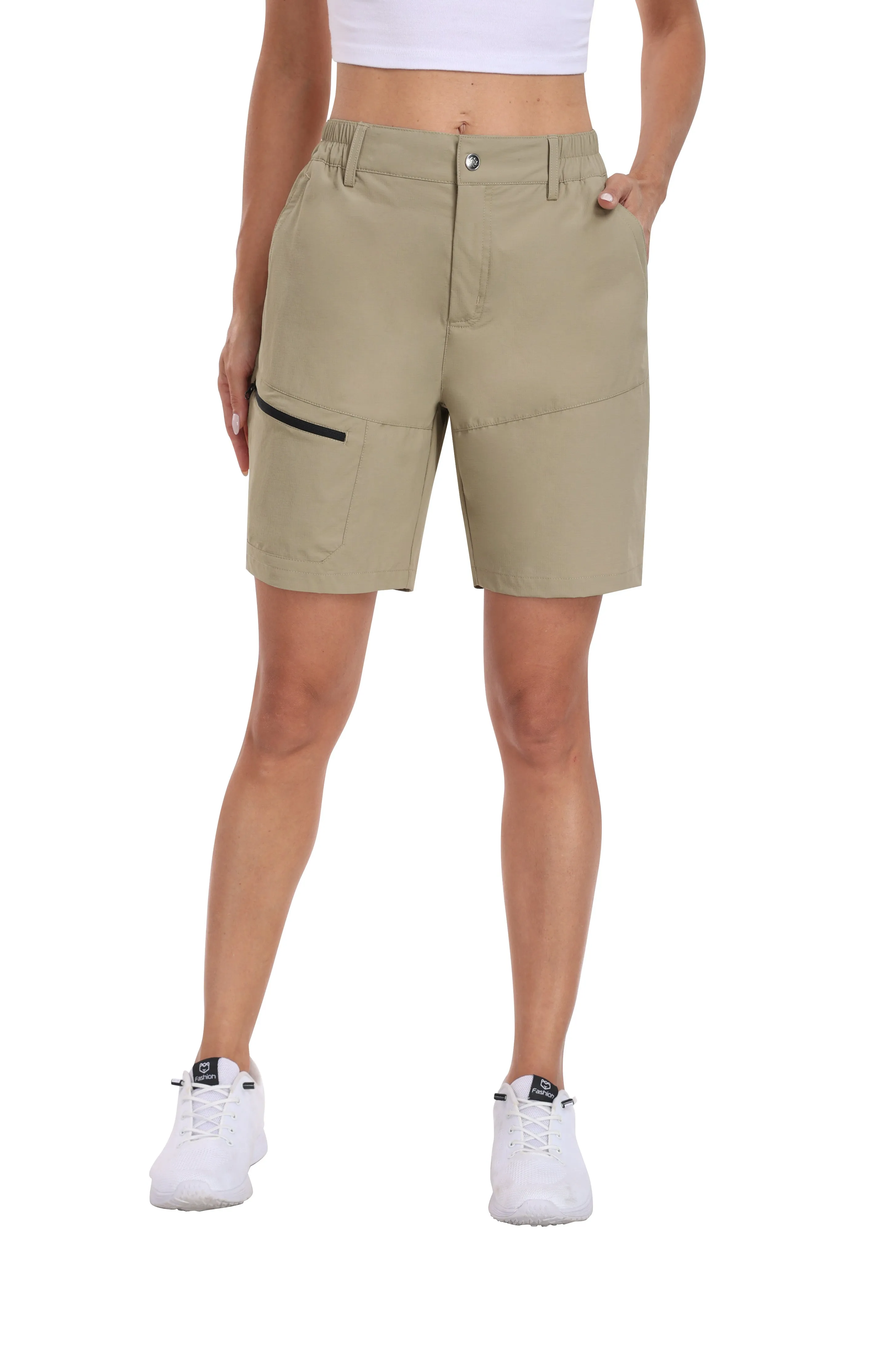 Women's summer outdoor hiking 7-inch shorts
