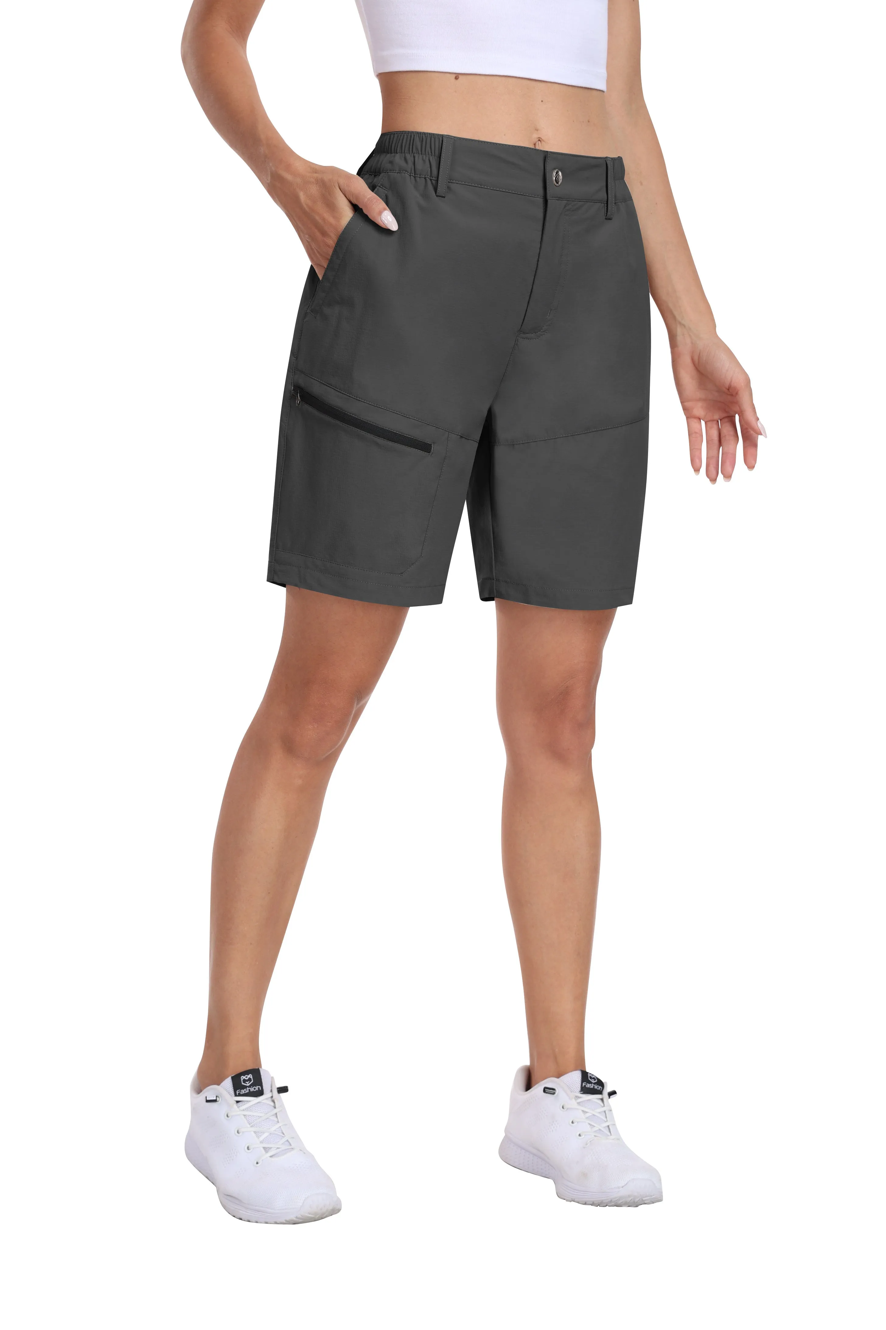 Women's summer outdoor hiking 7-inch shorts