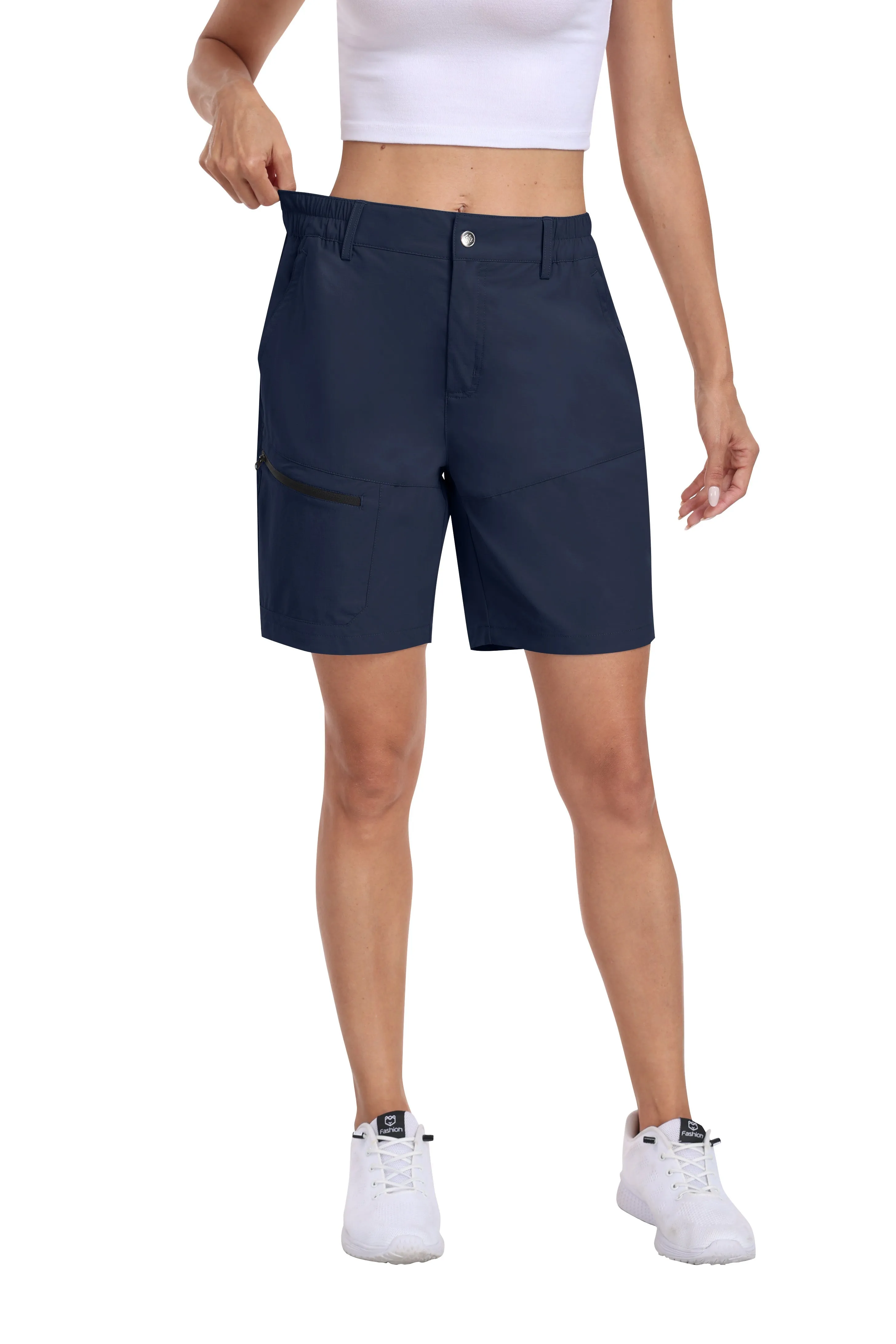 Women's summer outdoor hiking 7-inch shorts