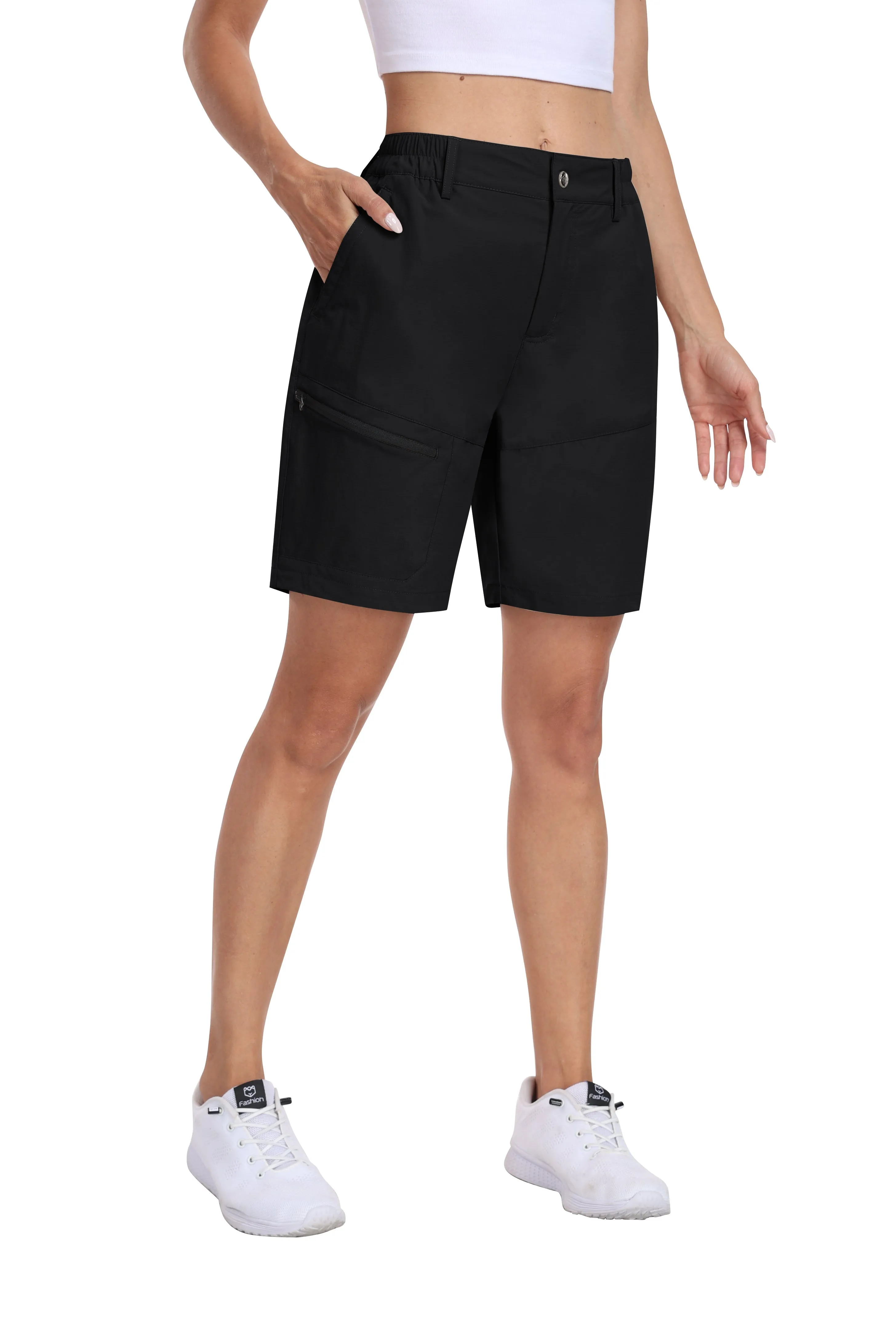 Women's summer outdoor hiking 7-inch shorts