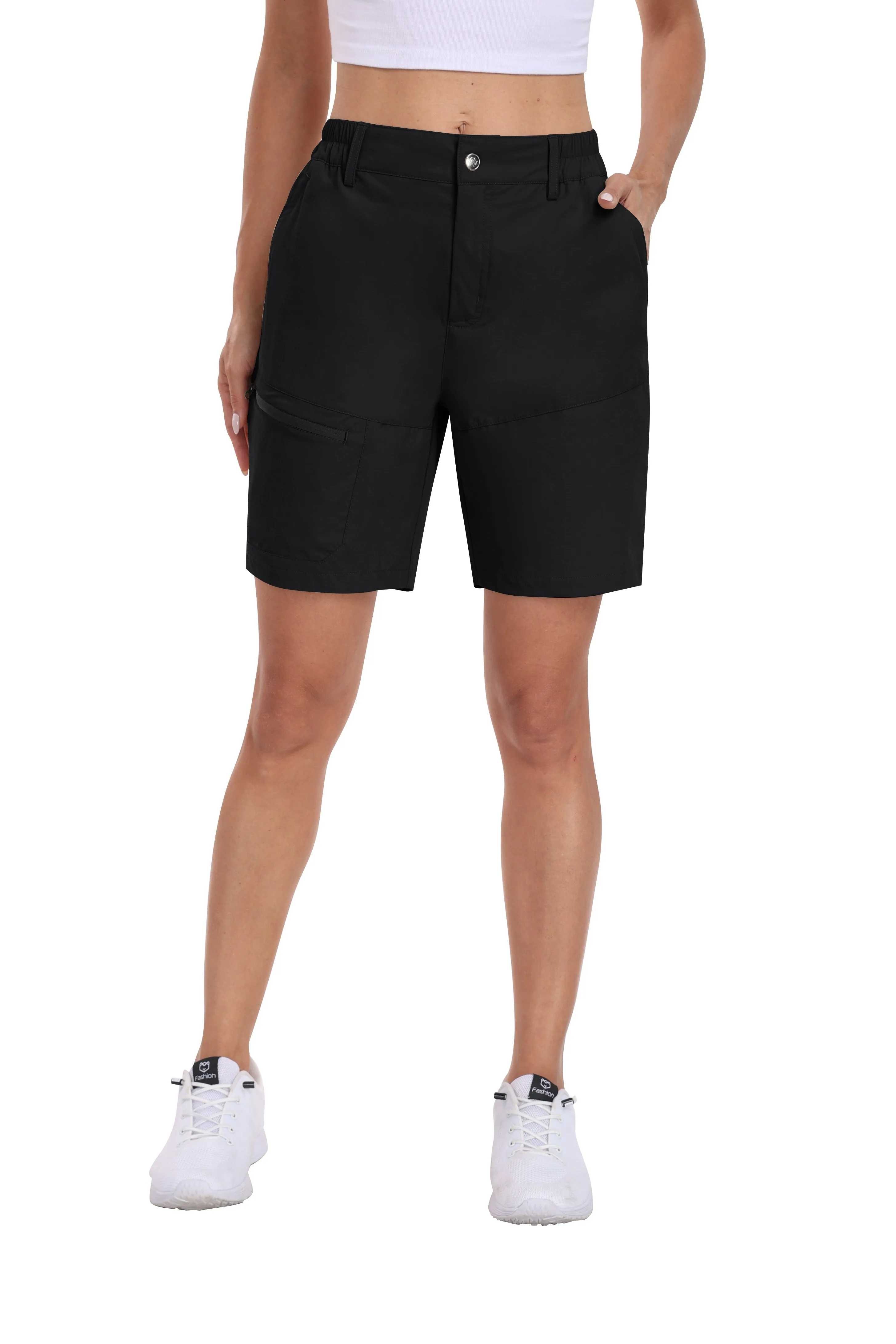 Women's summer outdoor hiking 7-inch shorts