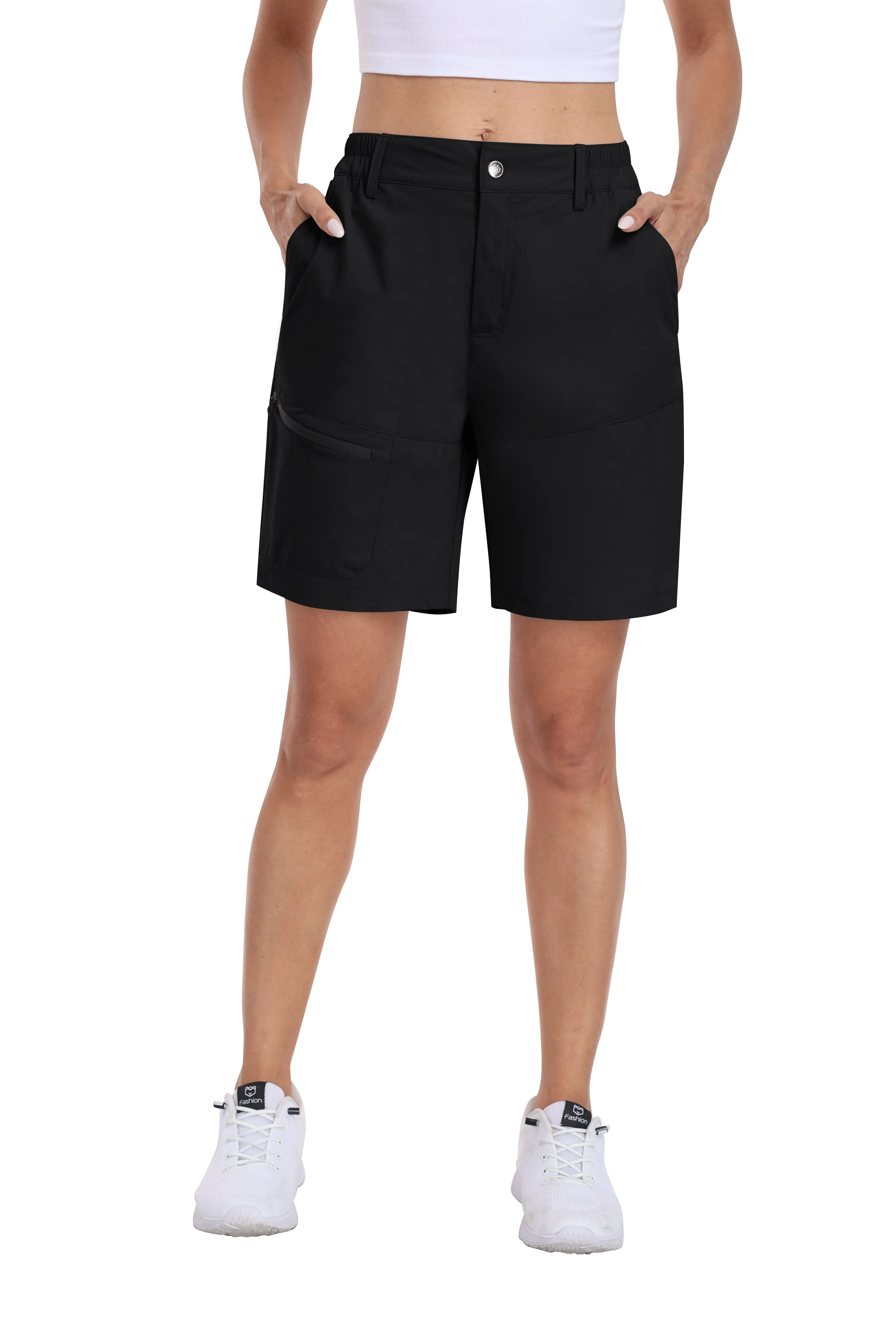 Women's summer outdoor hiking 7-inch shorts