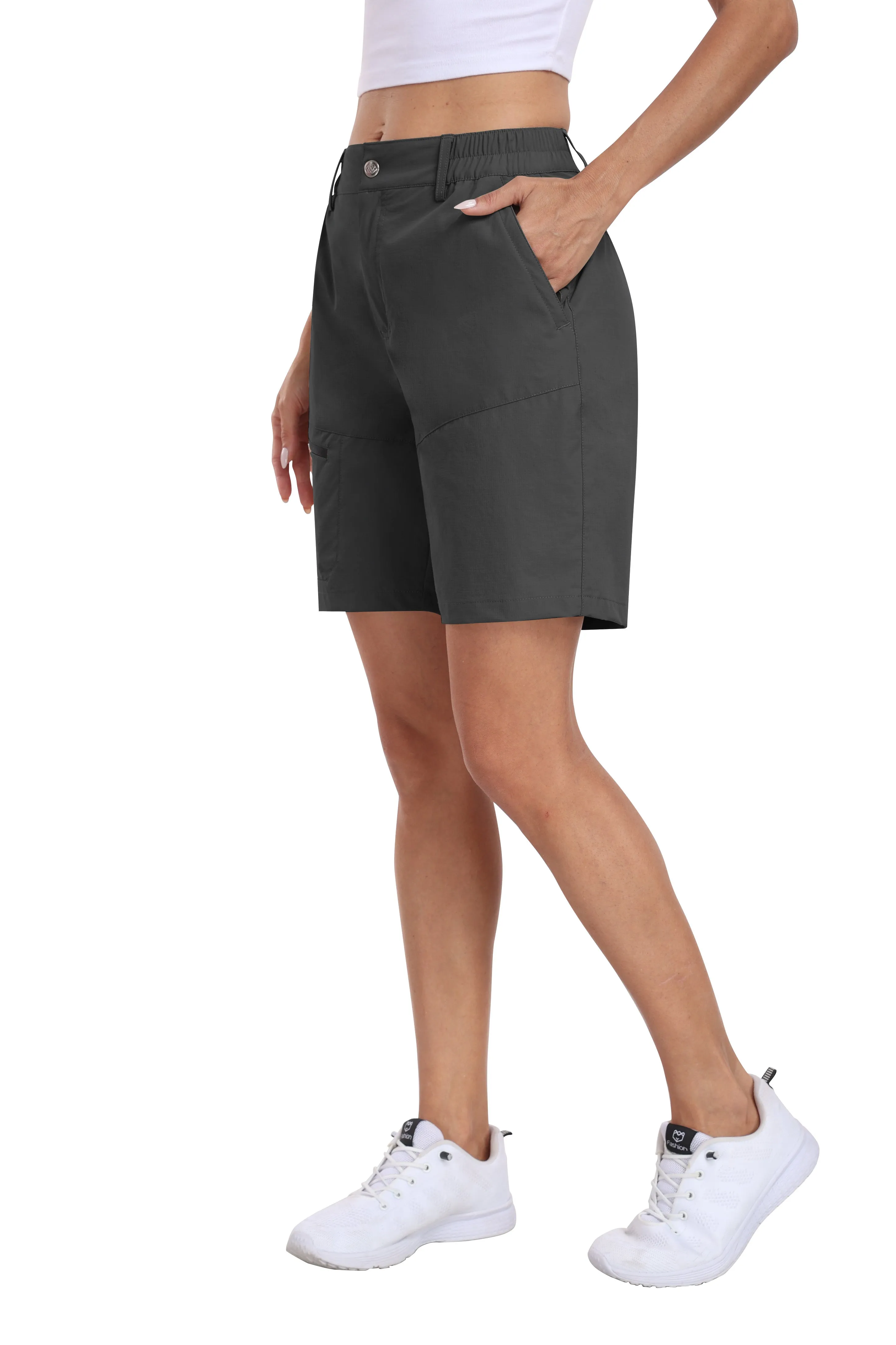 Women's summer outdoor hiking 7-inch shorts