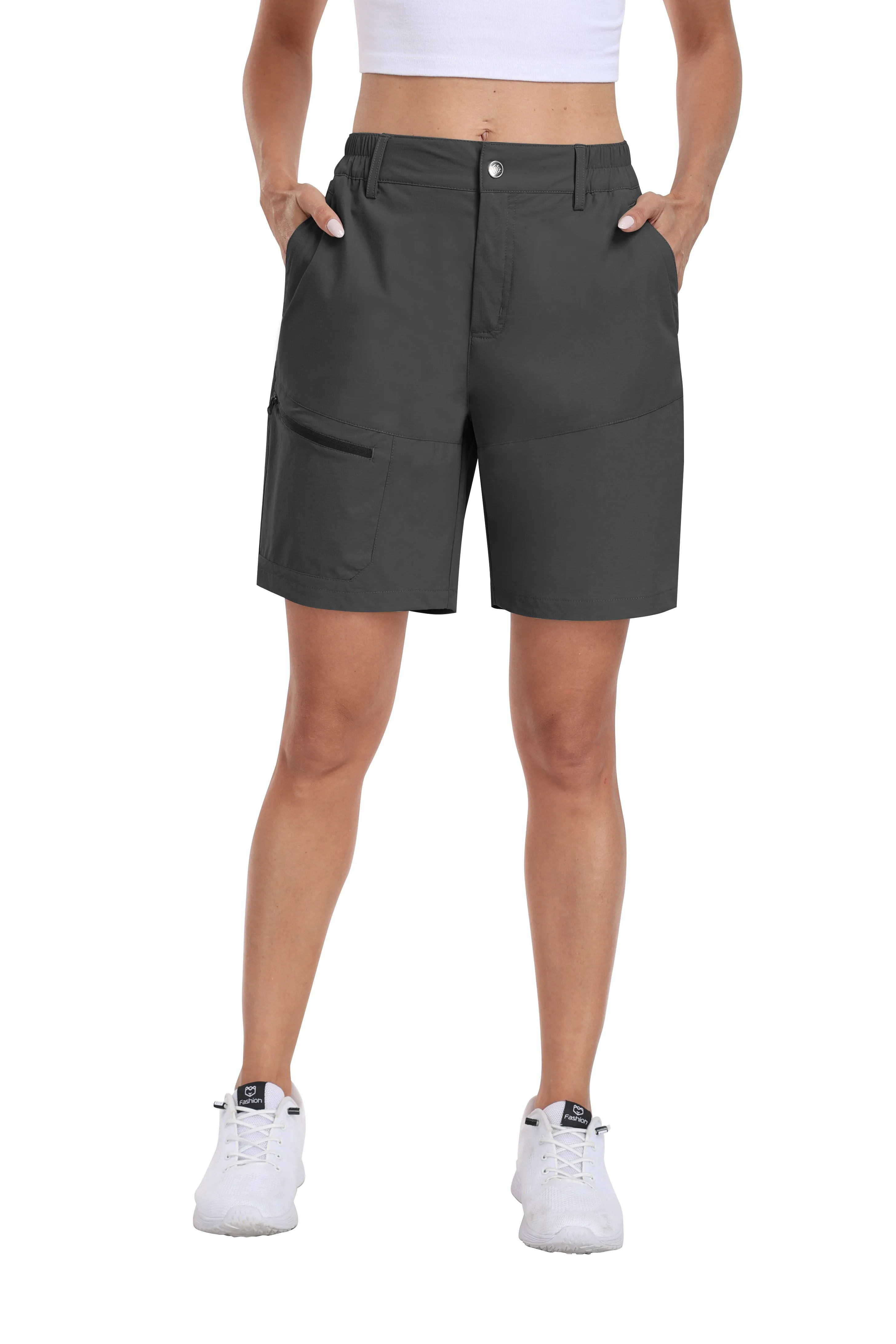 Women's summer outdoor hiking 7-inch shorts