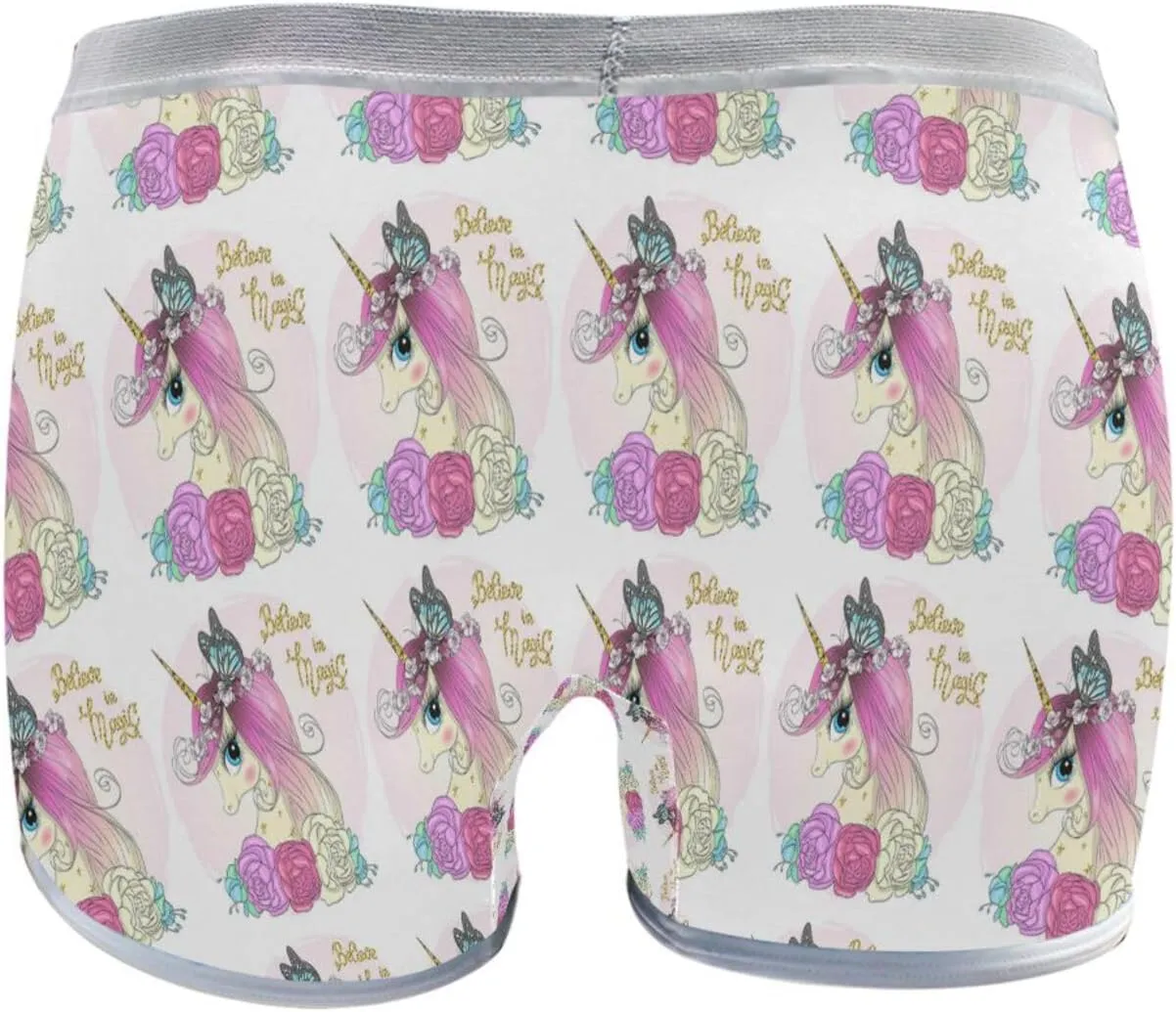 Women's Underwear with Lace, Hipster Panties Milk Silk Underpants(S-2XL)