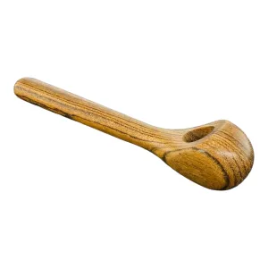 Wood Hand Pipe - 5 Inch Long Stem Wood Pipe