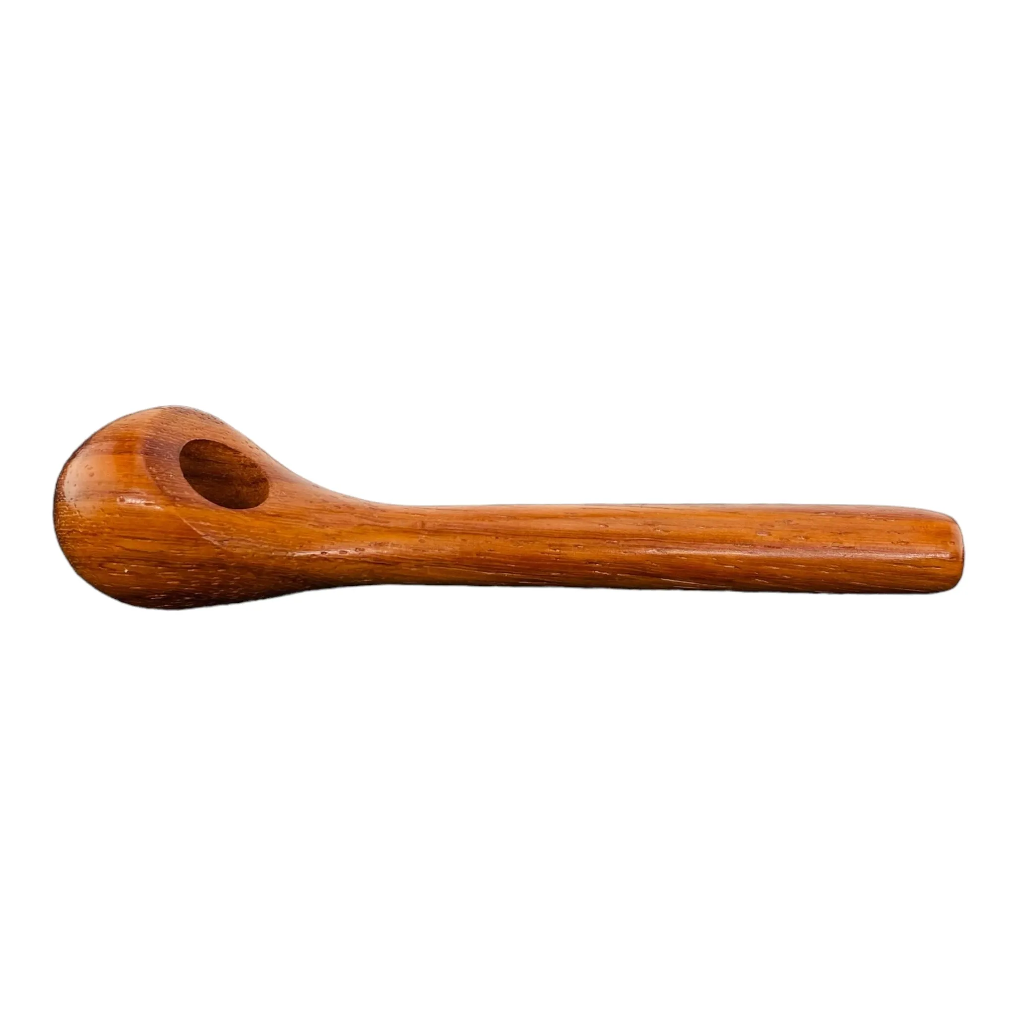 Wood Hand Pipe - 5 Inch Long Stem Wood Pipe