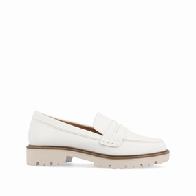 KENLY LOAFER FLATS IN VEGAN LEATHER Step Safe Smooth Pace