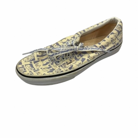 Shoes Sneakers By Vans In Cream & Purple, Size:8.5 Exercise Daily