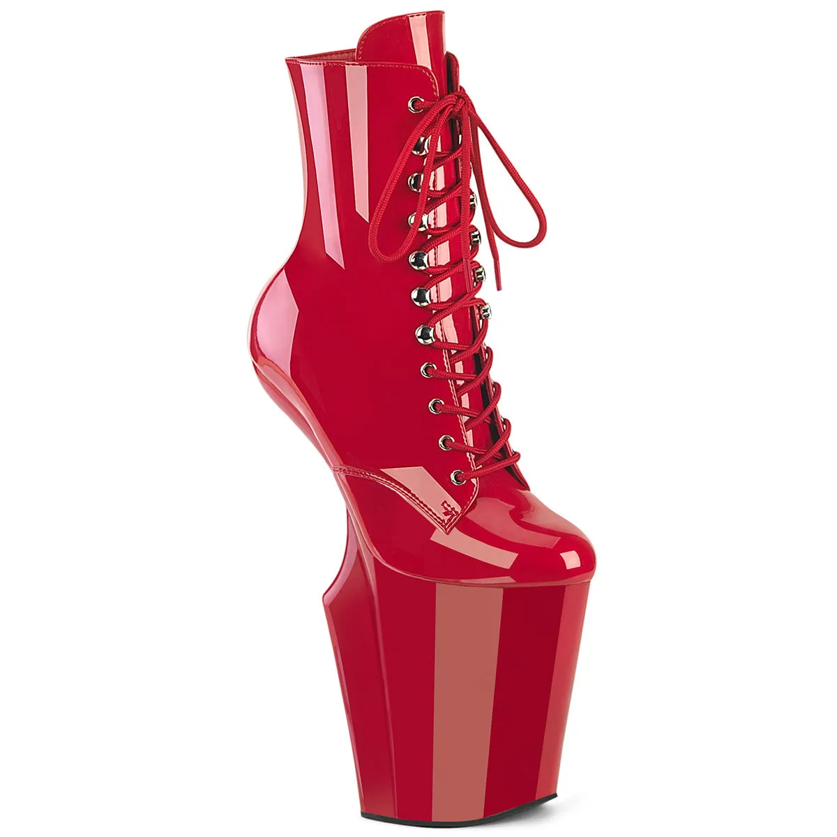 WORSHIP-1020 Pleaser Red Patent Sexy Platform Shoes (Pole Dancing Heels)
