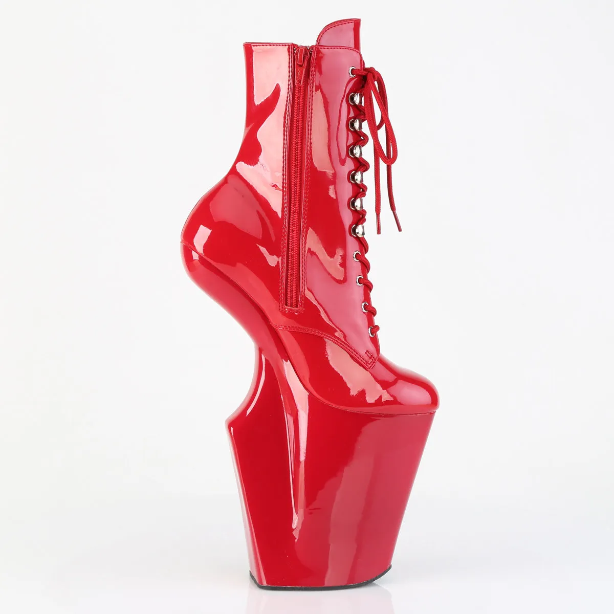 WORSHIP-1020 Pleaser Red Patent Sexy Platform Shoes (Pole Dancing Heels)