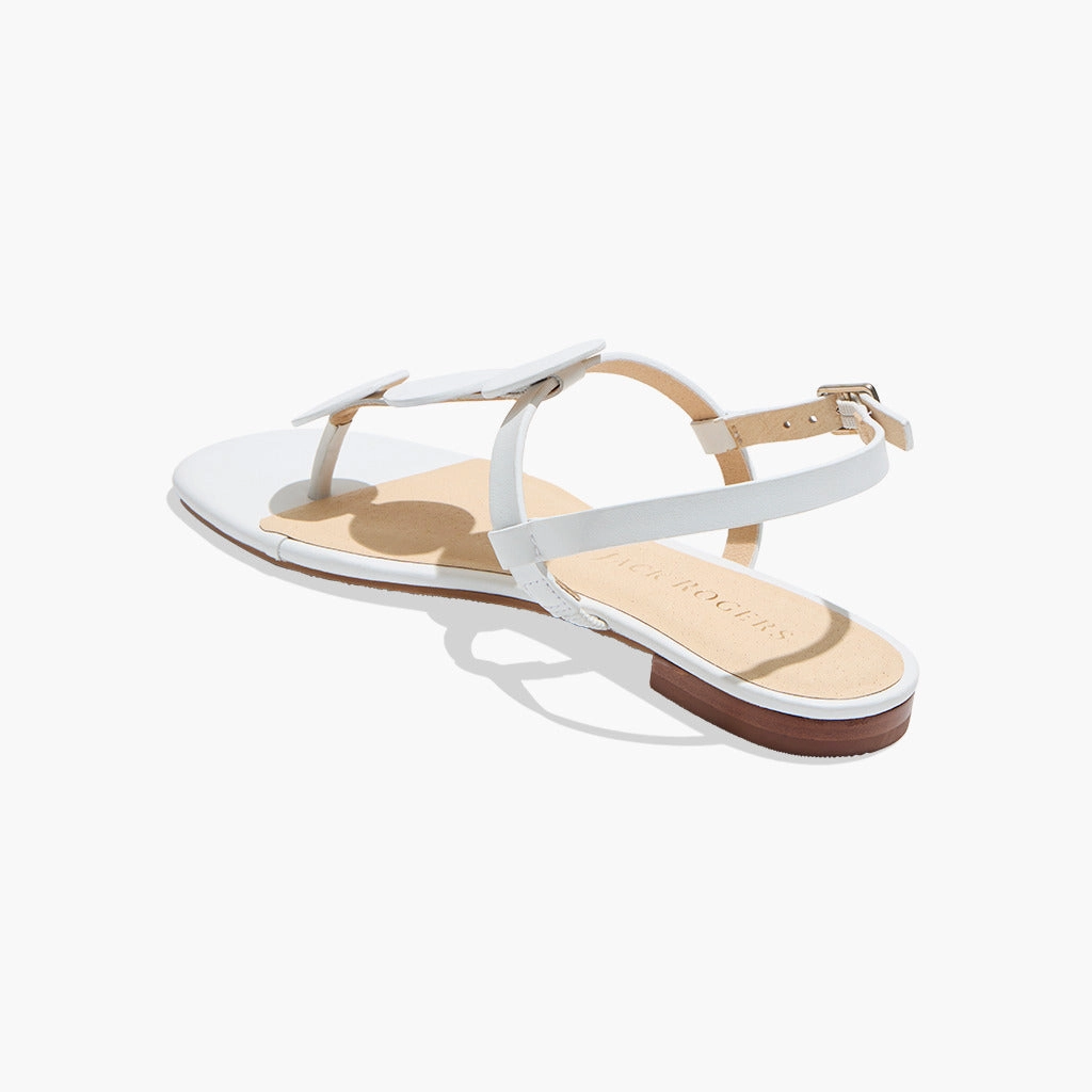 Moisture Wicking Lining Worth Leather Flat Sandal