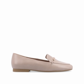 slim fit WRENN VEGAN LEATHER LOAFER FLATS IN WIDE On-The-Go